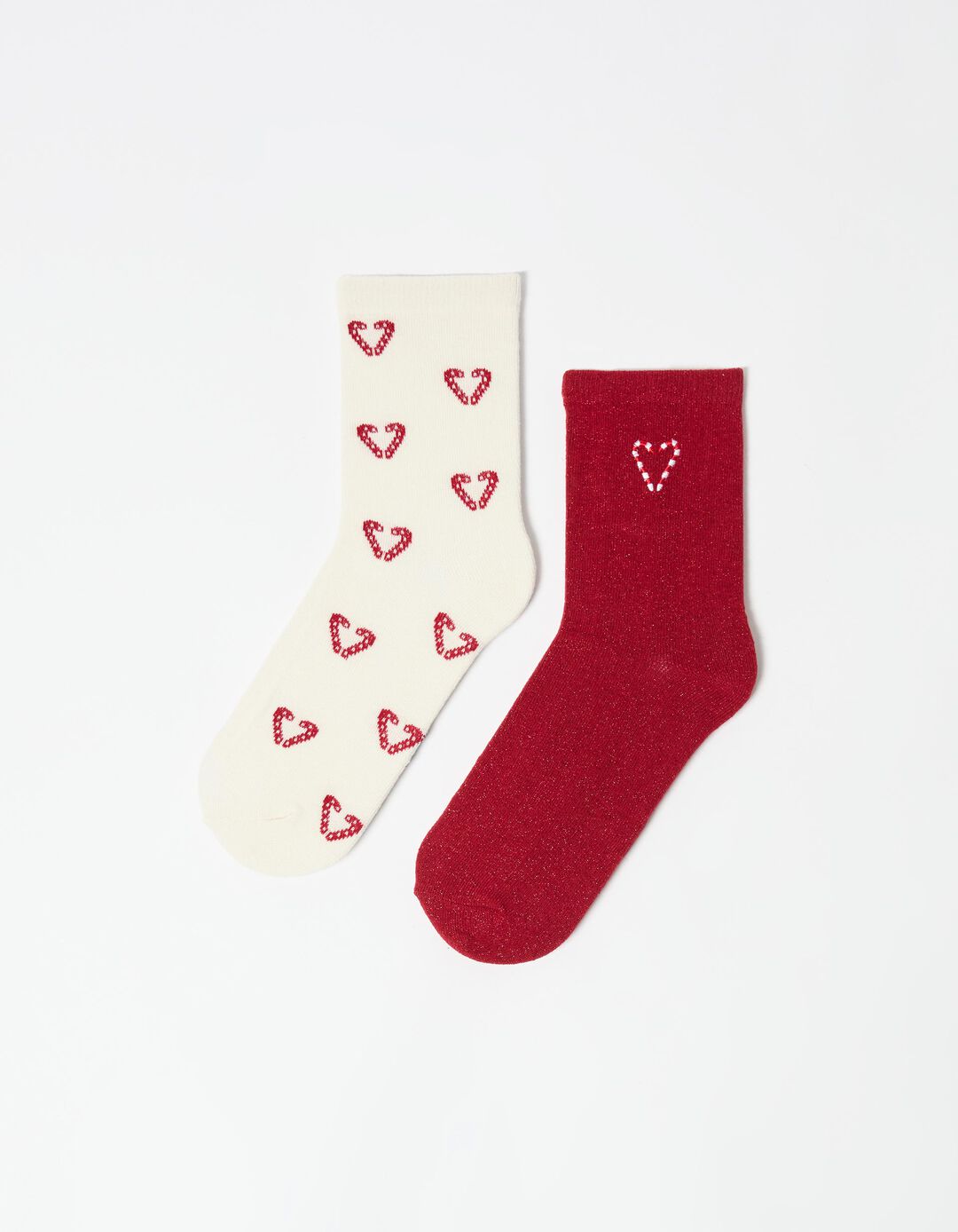 Pack 2 Meias de Natal, Mulher, Branco