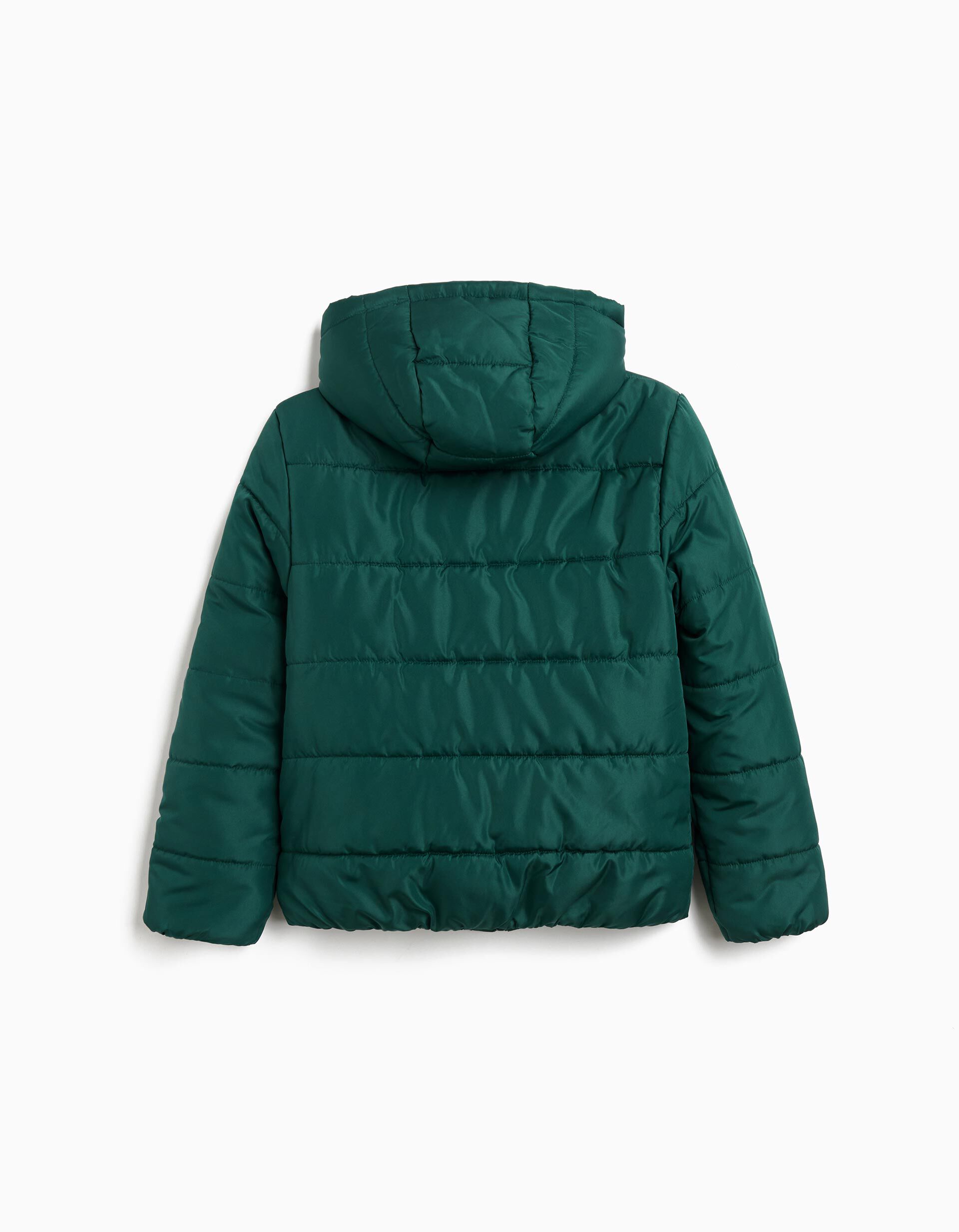 Comprar Online Casaco Acolchoado com Capuz, Menino, Verde Escuro