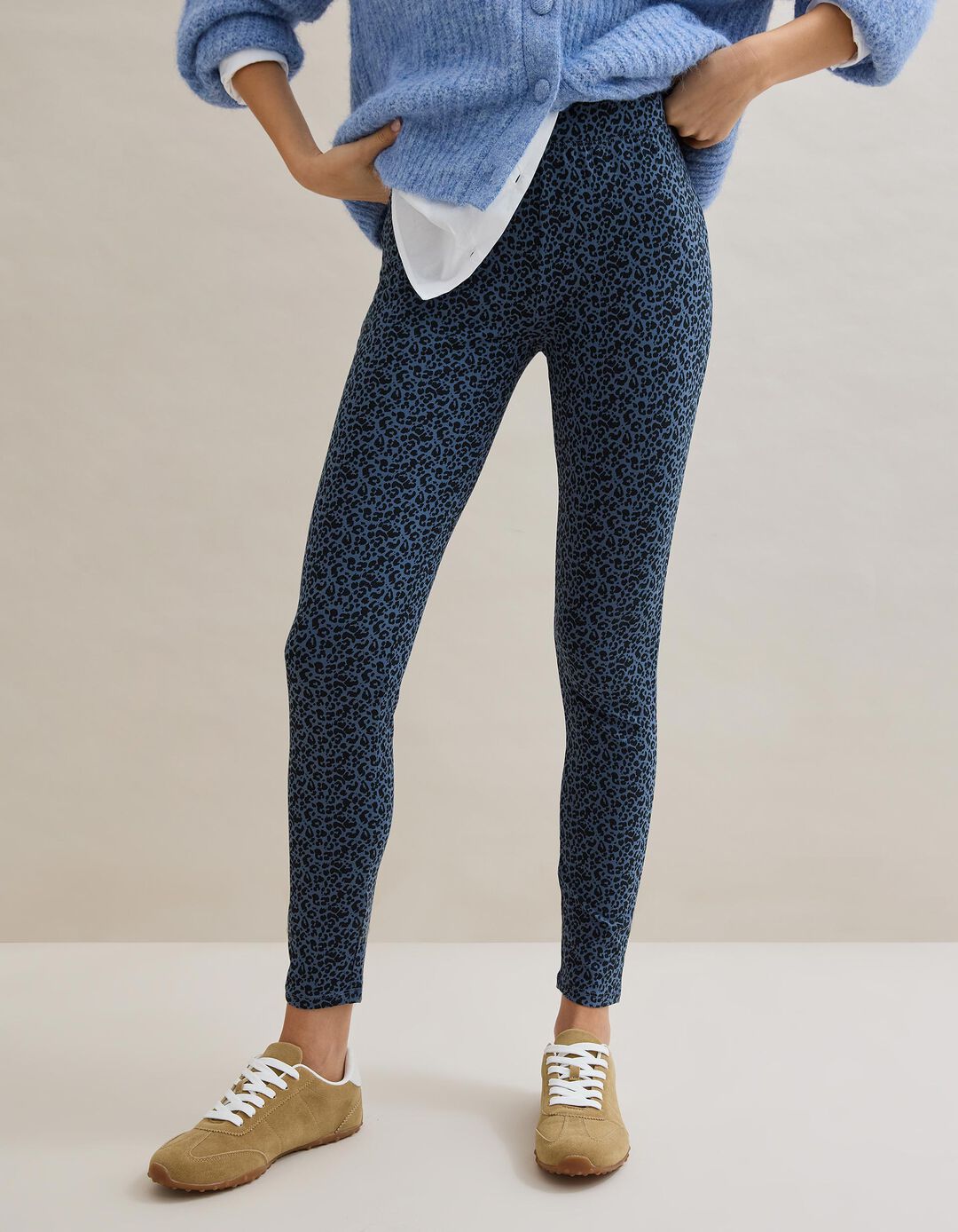 Leggings, Mulher, Azul