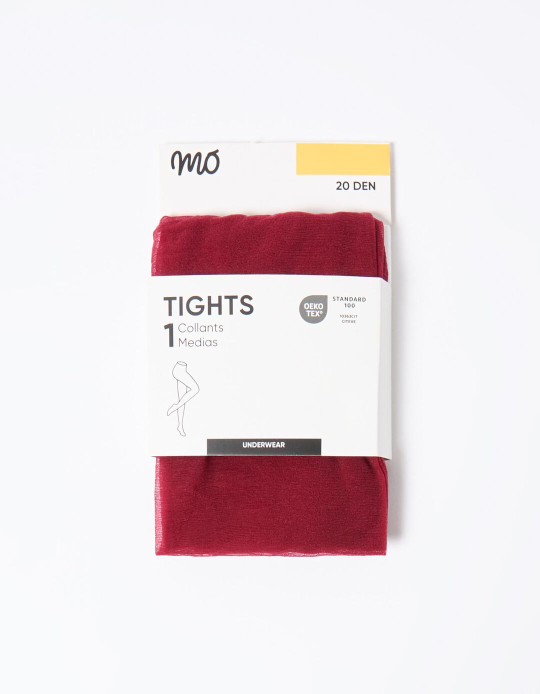 Collants 20 DEN, Mulher, Vermelho