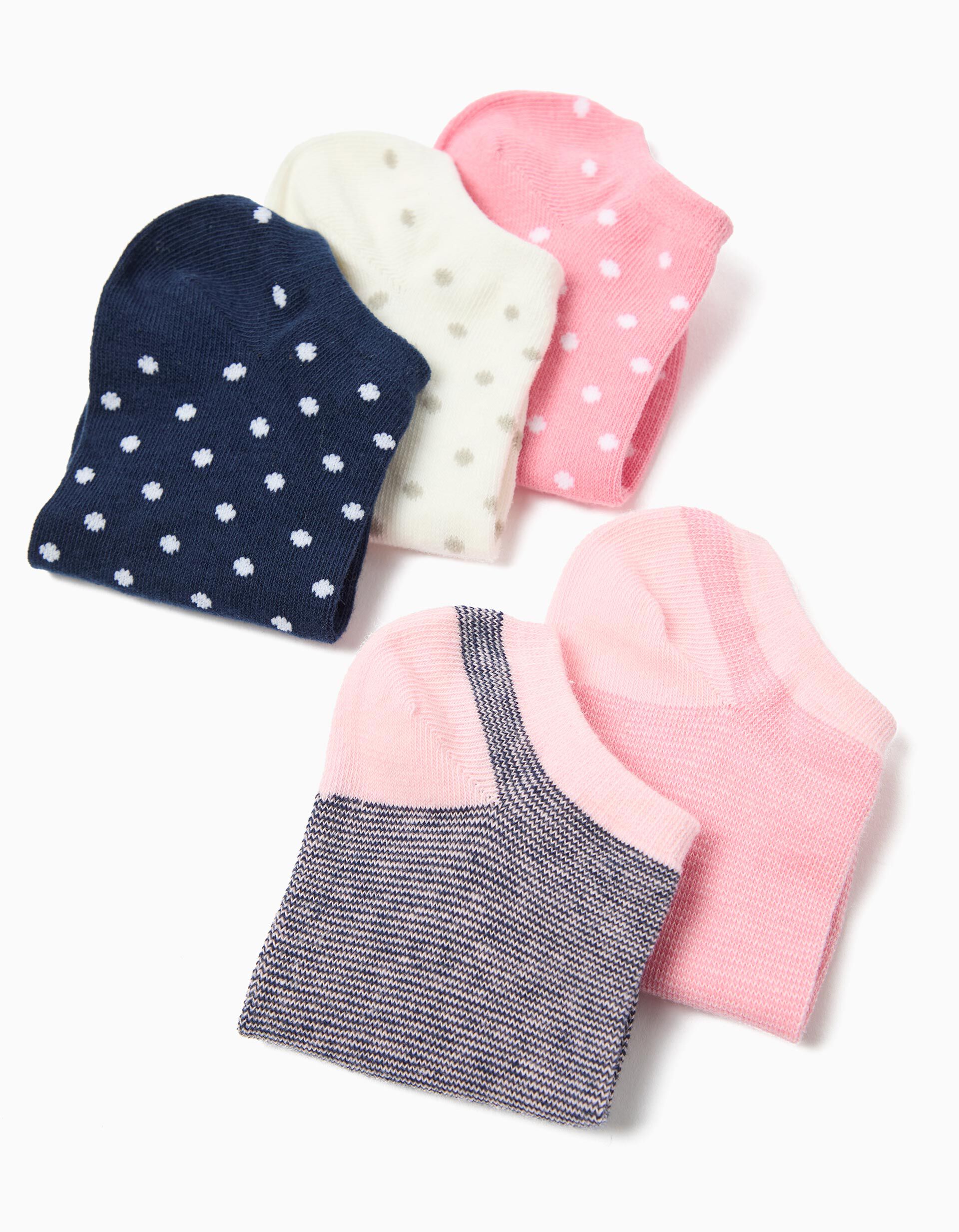 Comprar Online Pack 5 Pares de Meias, Menina, Multicor