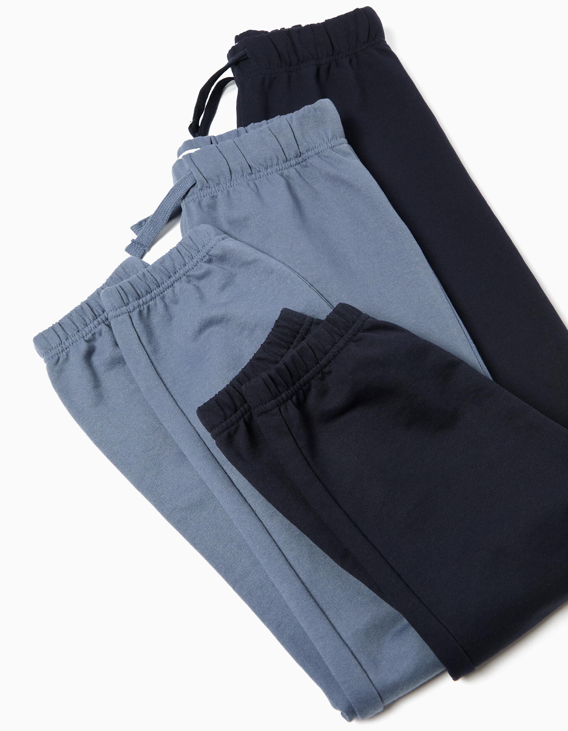Comprar Online Pack 2 Joggers de Felpa, Menino, Azul Escuro