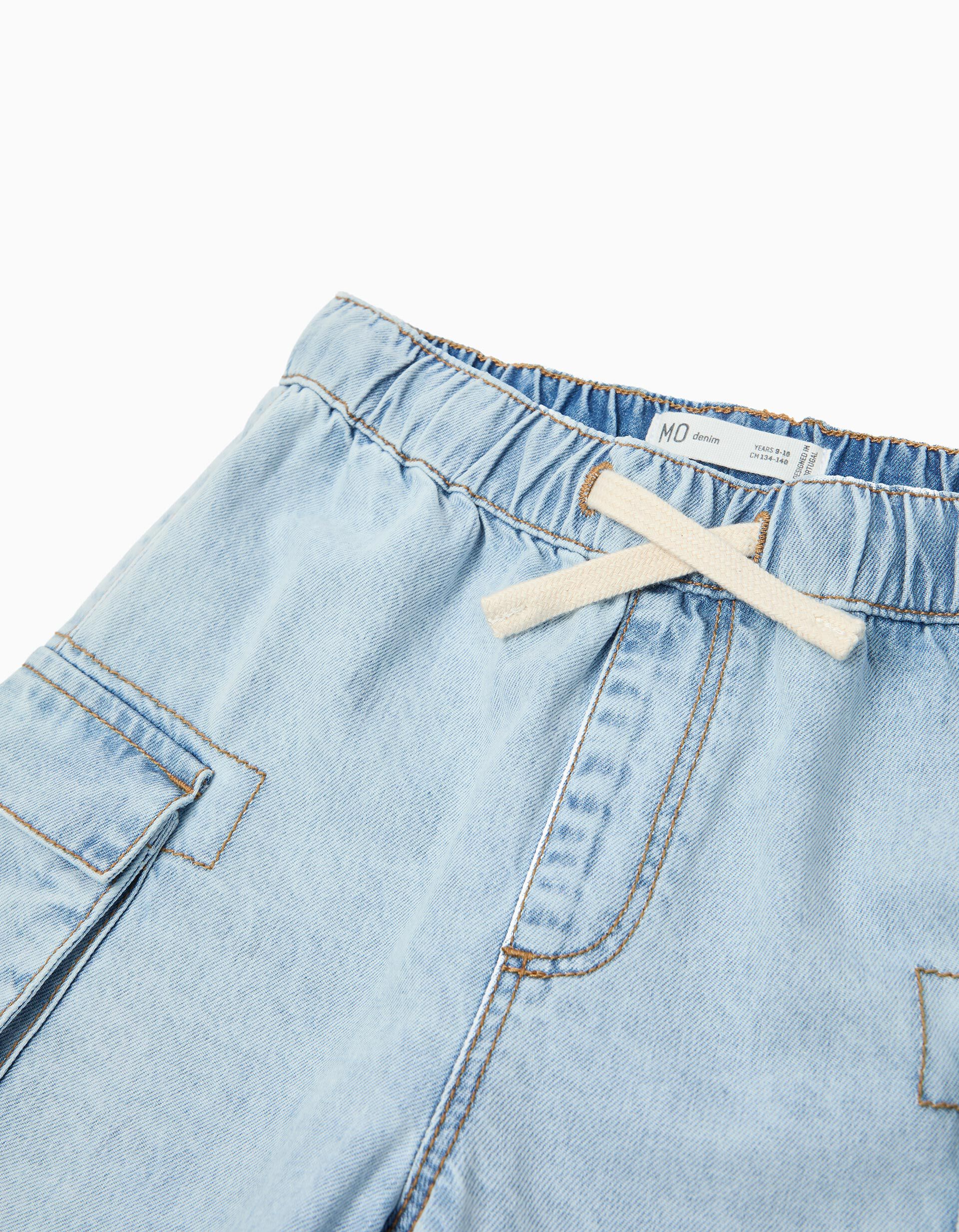 Comprar Online Cal&ccedil;&otilde;es de Ganga 'Cargo', Menino, Azul Claro