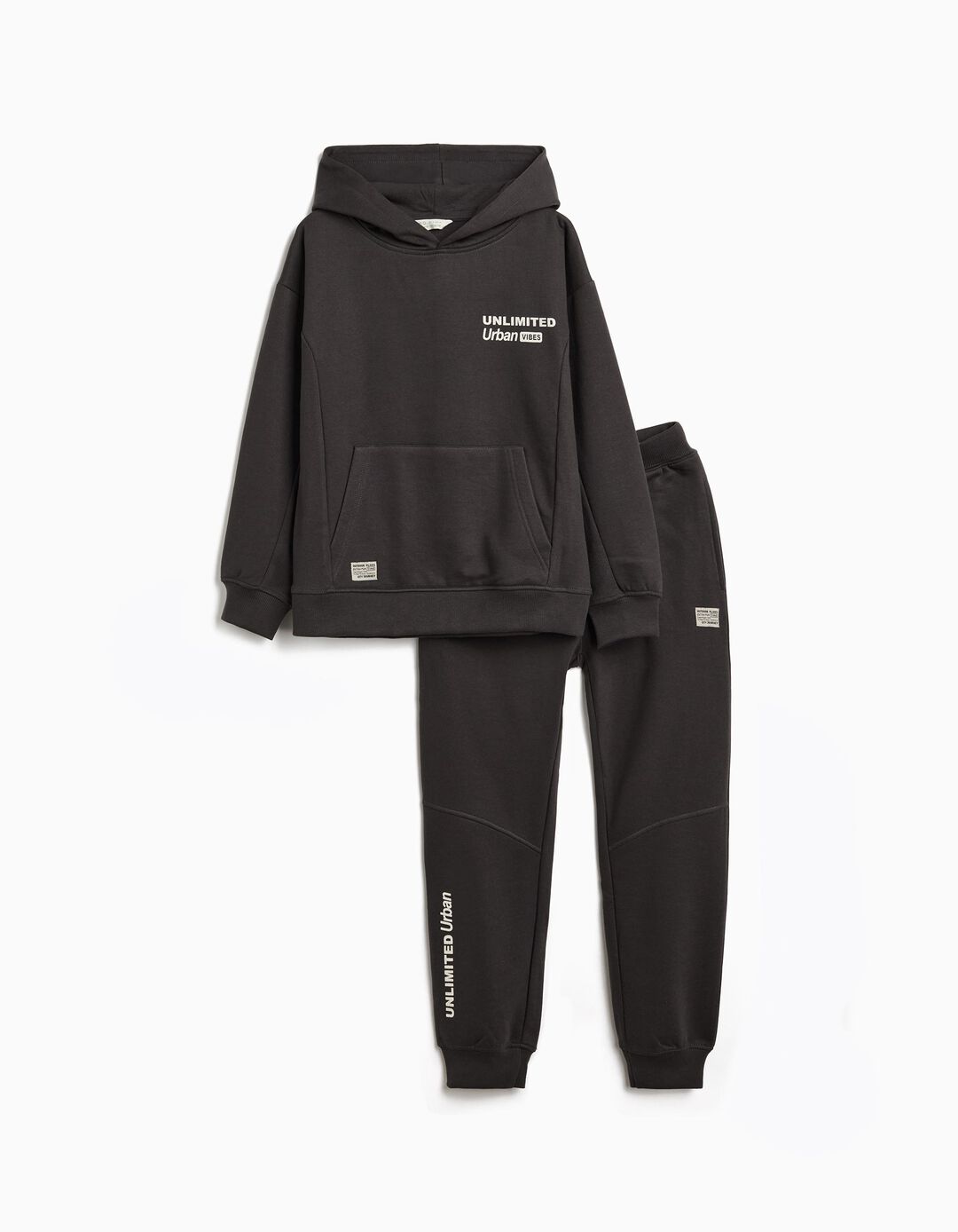 Conjunto de Jogging, Menino, Cinzento Escuro
