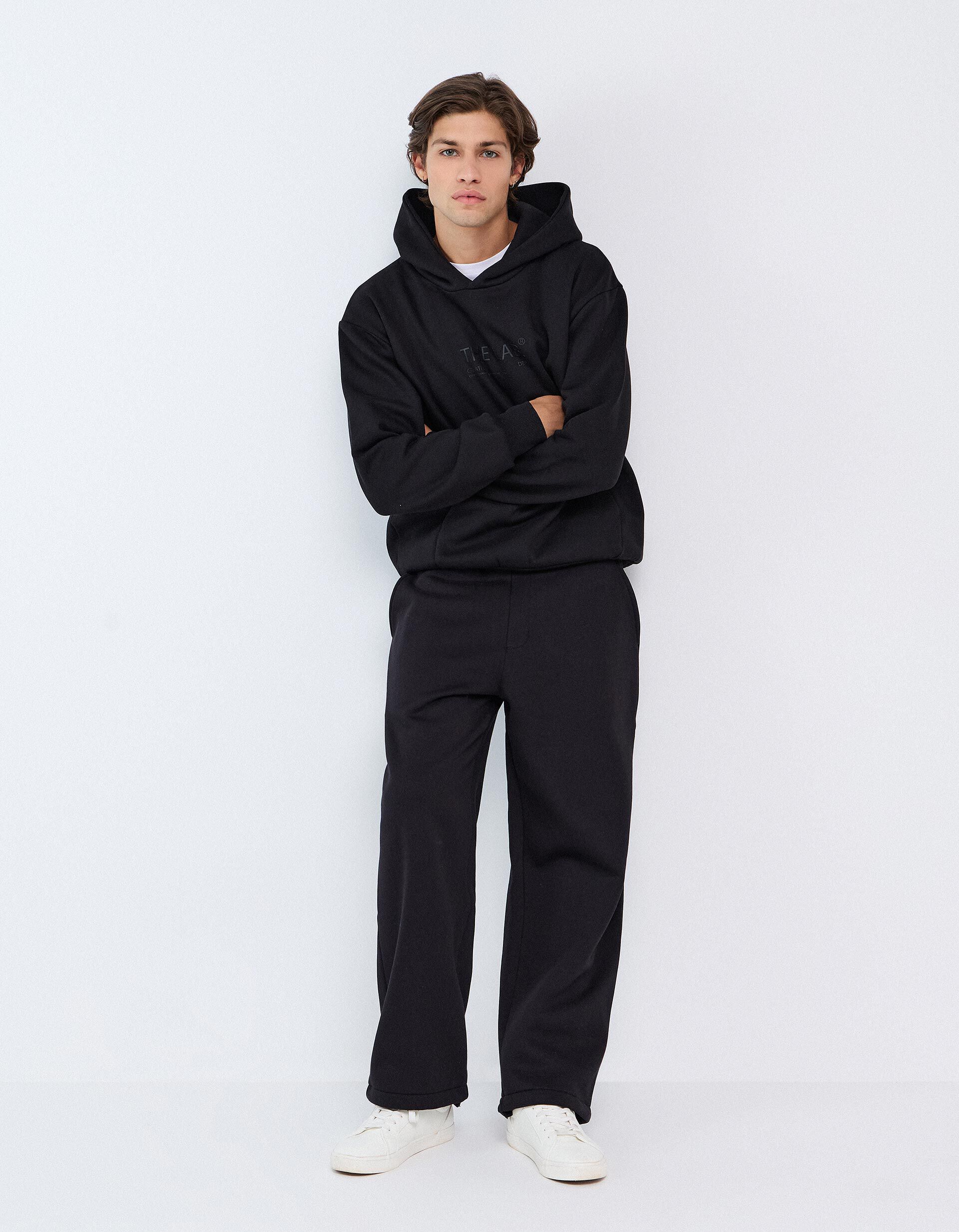 Comprar Online Cal&ccedil;as Jogger De Felpa, Homem, Preto