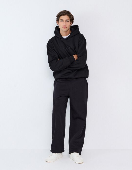 Comprar Online Cal&ccedil;as Jogger De Felpa, Homem, Preto