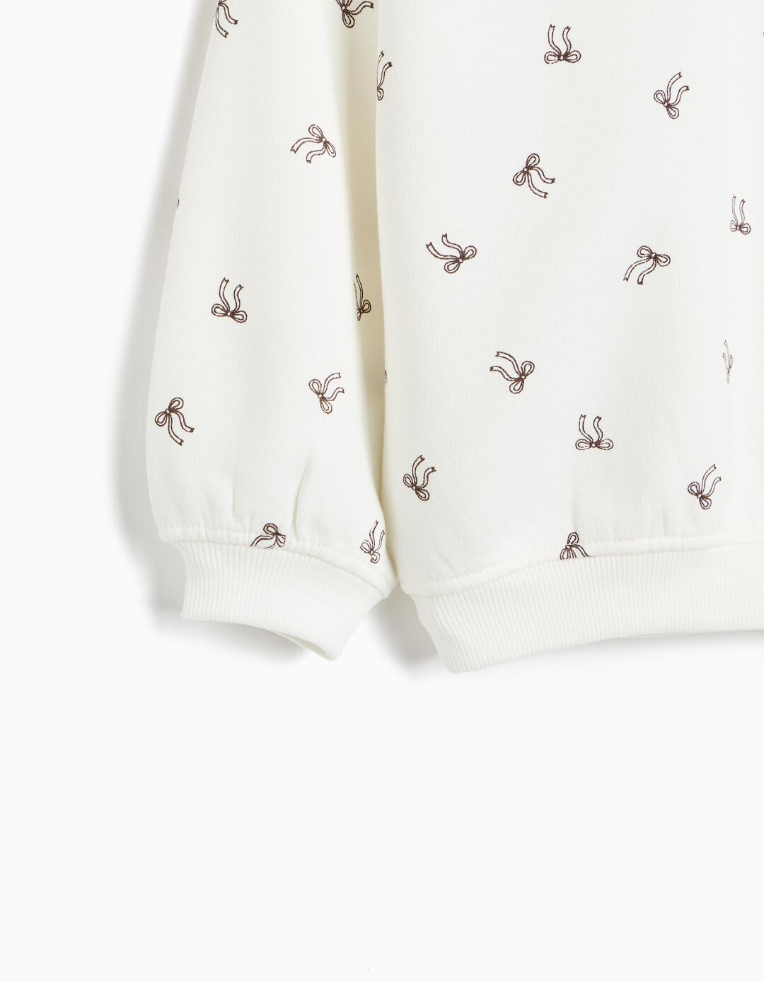 Sweatshirt Estampada, Menina, Branco