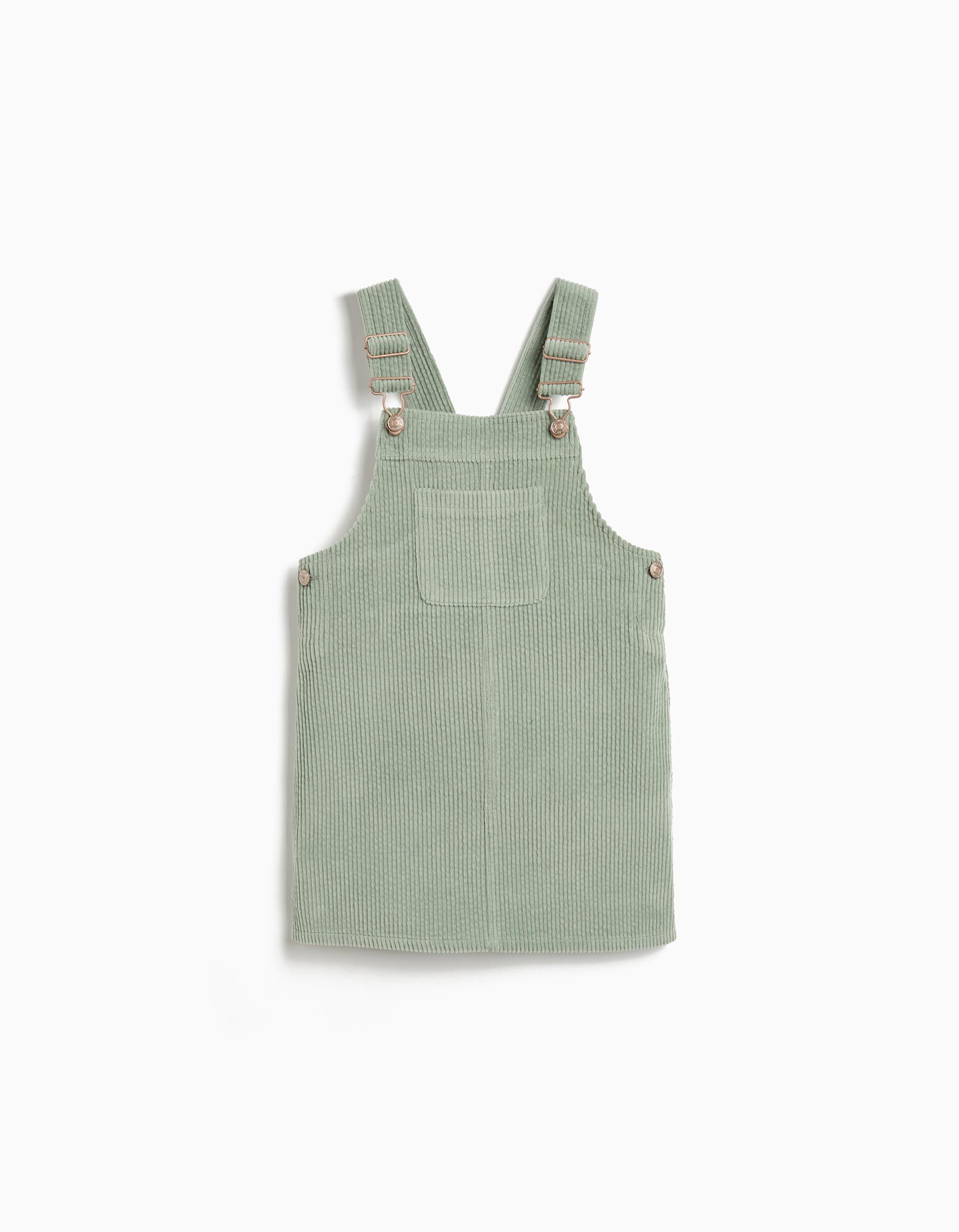 Comprar Online Jardineira de Bombazine, Menina, Verde