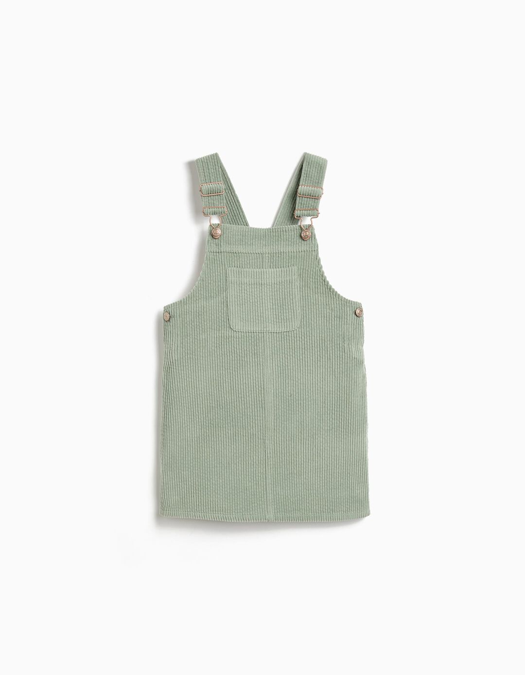 Jardineira de Bombazine, Menina, Verde