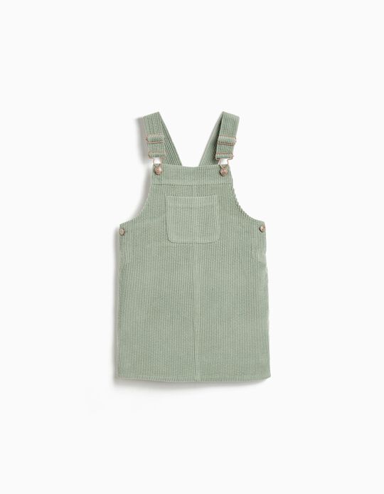 Comprar Online Jardineira de Bombazine, Menina, Verde