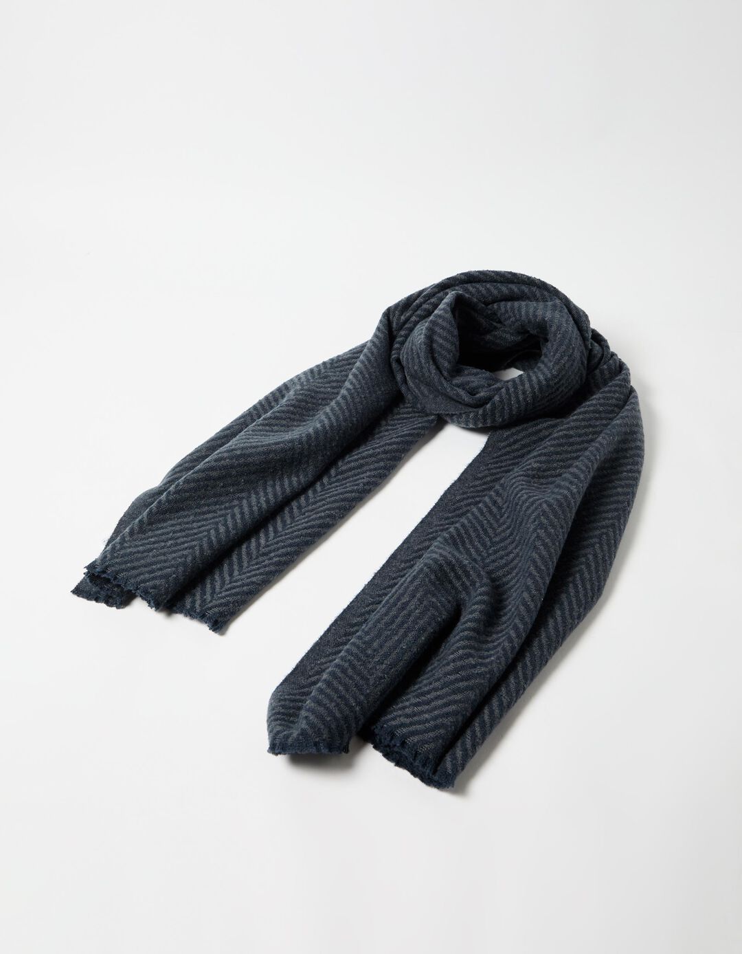 Cachecol de Malha, Homem, Azul