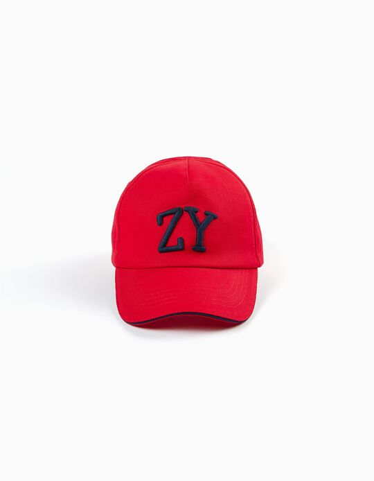 Cap for Babies and Boys 'ZY', Red