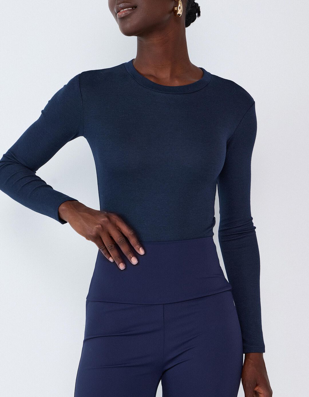 Body Modal, Mulher, Azul Escuro