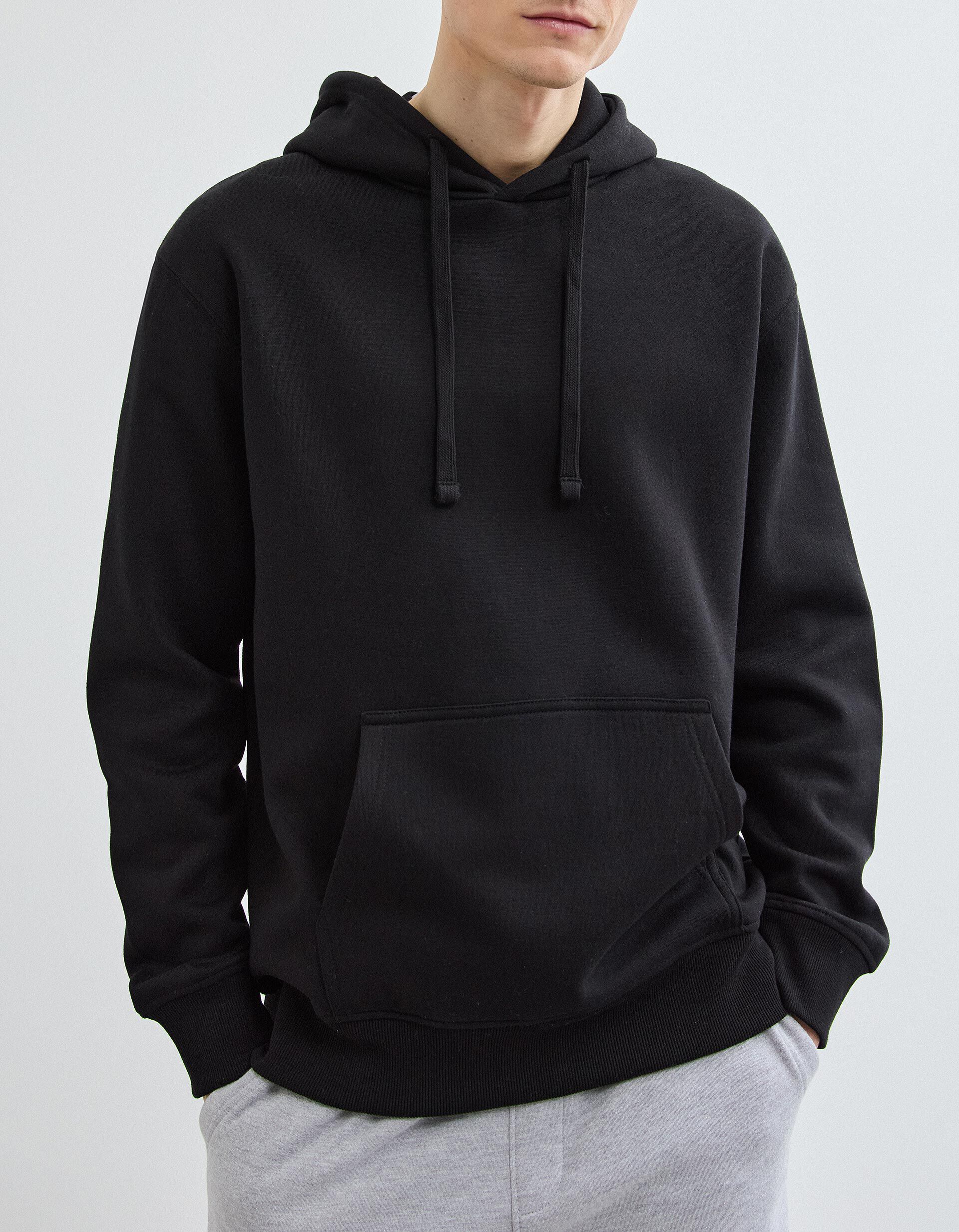 Comprar Online Sweatshirt com Capuz, Homem, Preto