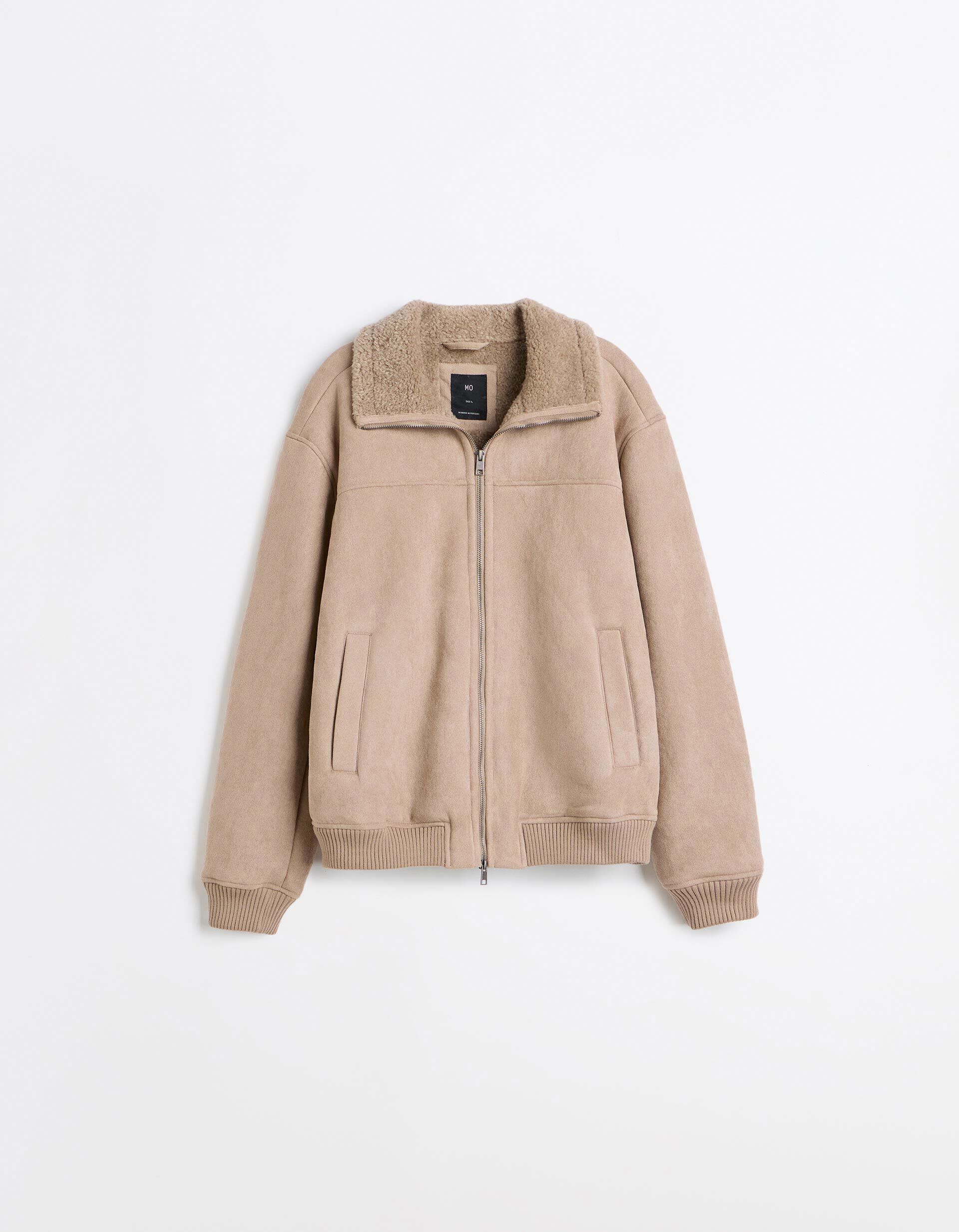 Comprar Online Casaco De Pele Shearling, Homem, Bege