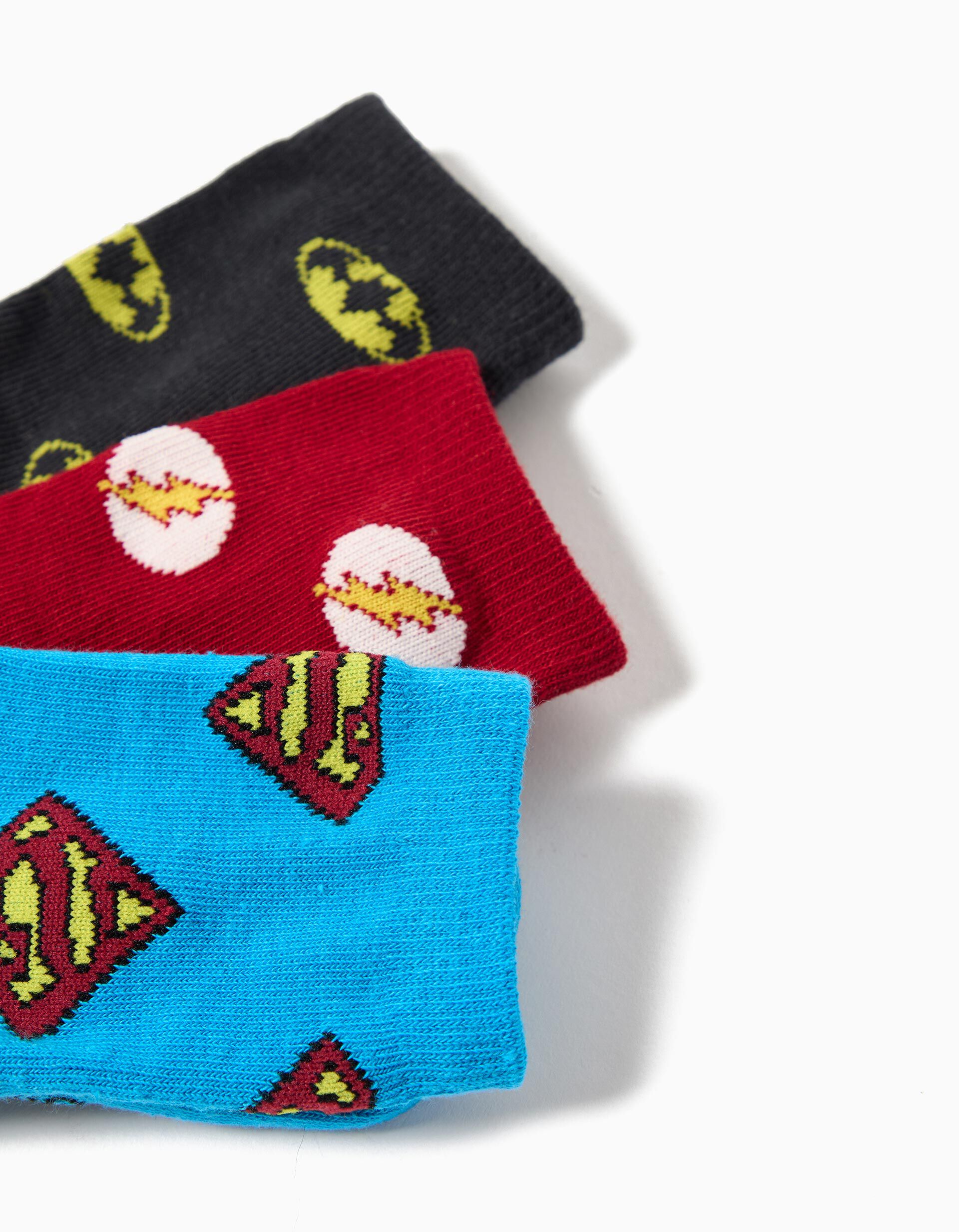 Comprar Online Pack 3 Pares de Meias 'Liga da Justi&ccedil;a', Menino, Multicor