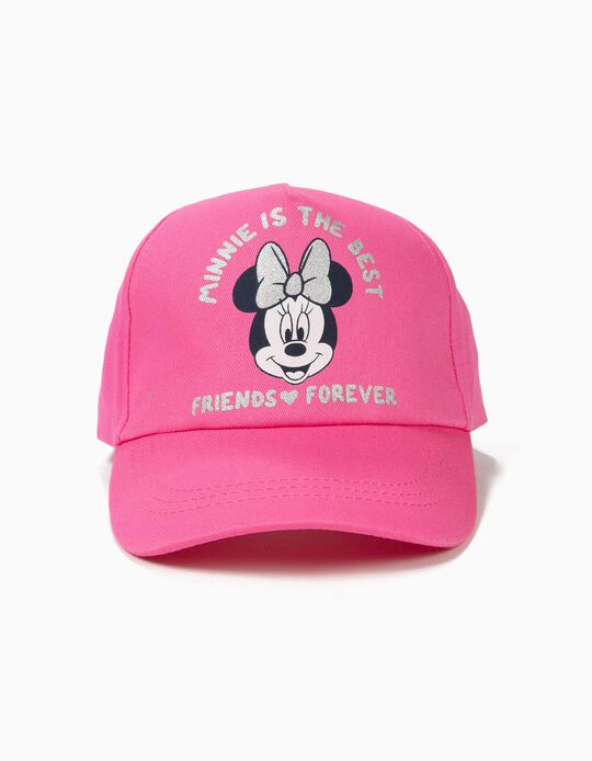 Bon&eacute; para Menina 'Minnie', Rosa