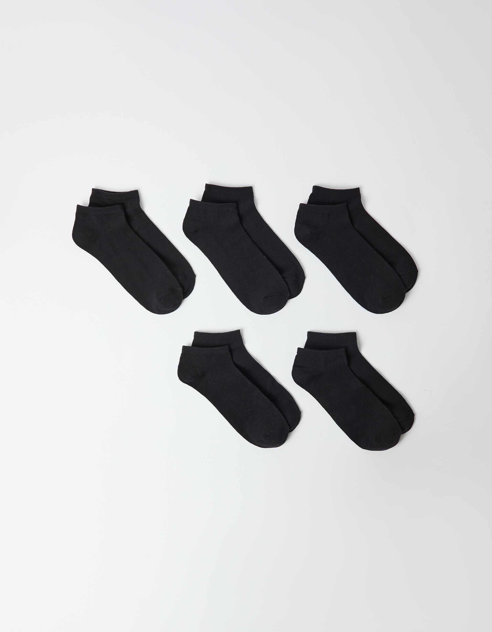 Comprar Online Pack 5 Pares de Meias Invis&iacute;veis, Homem, Preto