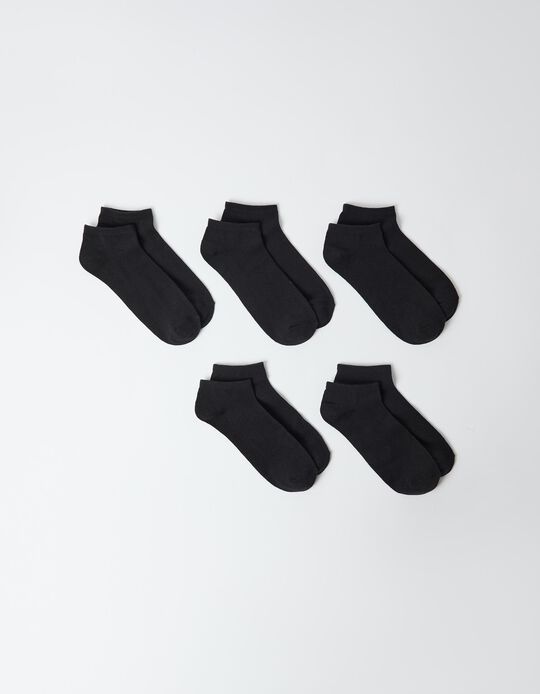 Comprar Online Pack 5 Pares de Meias Invis&iacute;veis, Homem, Preto