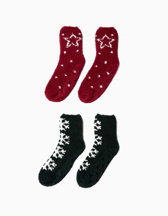 Pack de 2 pares de meias natal&iacute;cias
