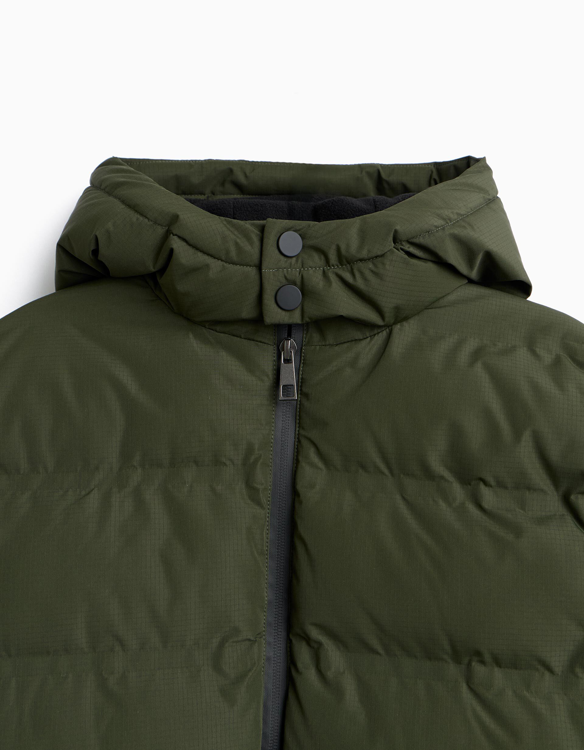 Comprar Online Casaco Acolchoado Com Capuz, Menino, Verde Escuro