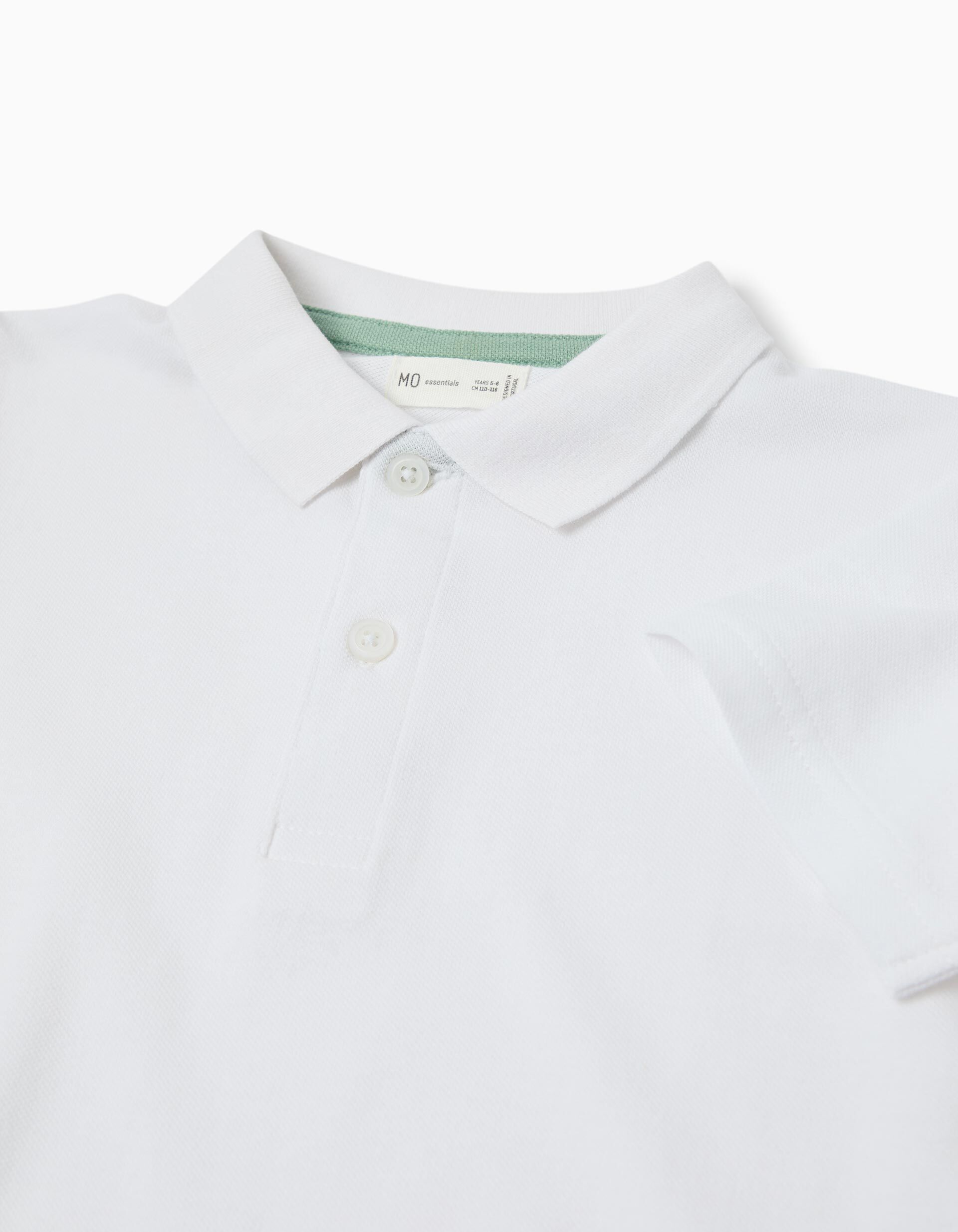 Comprar Online Polo Piquet, Menino, Branco