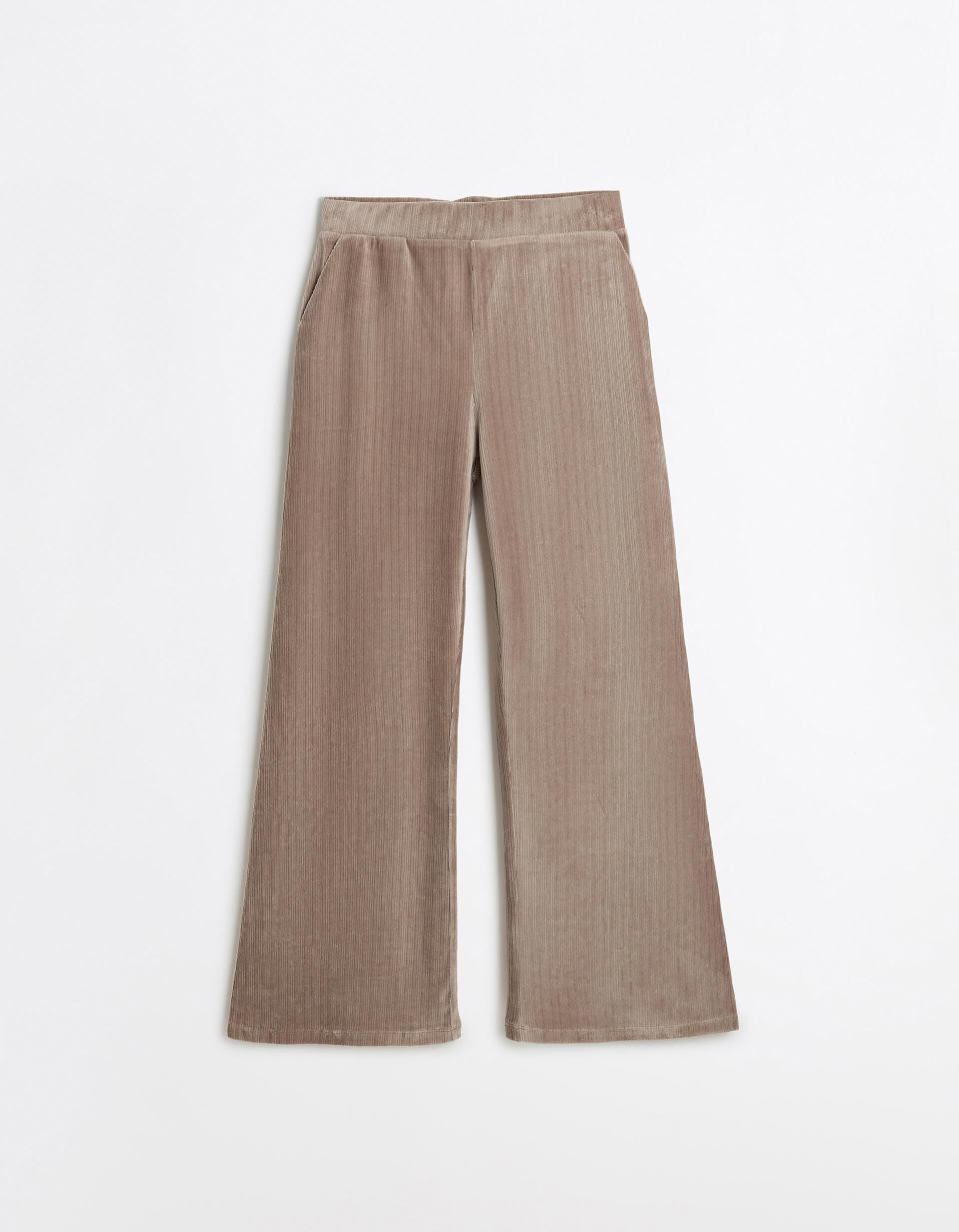 Comprar Online Cal&ccedil;as de Bombazina, Mulher, Bege