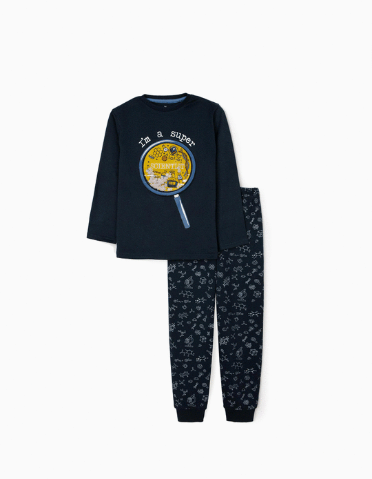 Pyjamas for Boys 'Scientist', Dark Blue