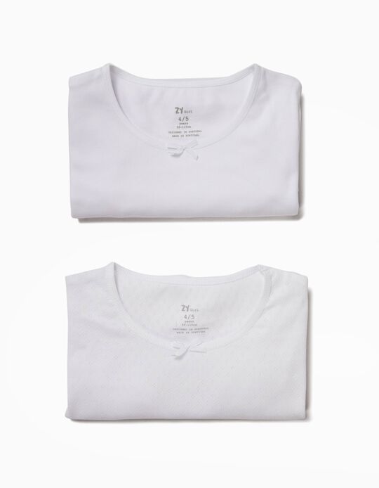 Pack of 2 Long-Sleeved Underwear Tops