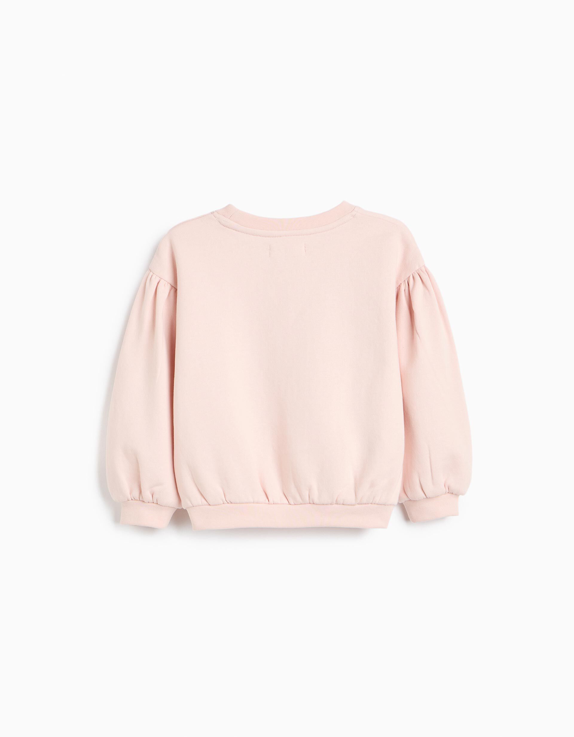 Comprar Online Sweatshirt Estampada, Menina, Rosa Claro