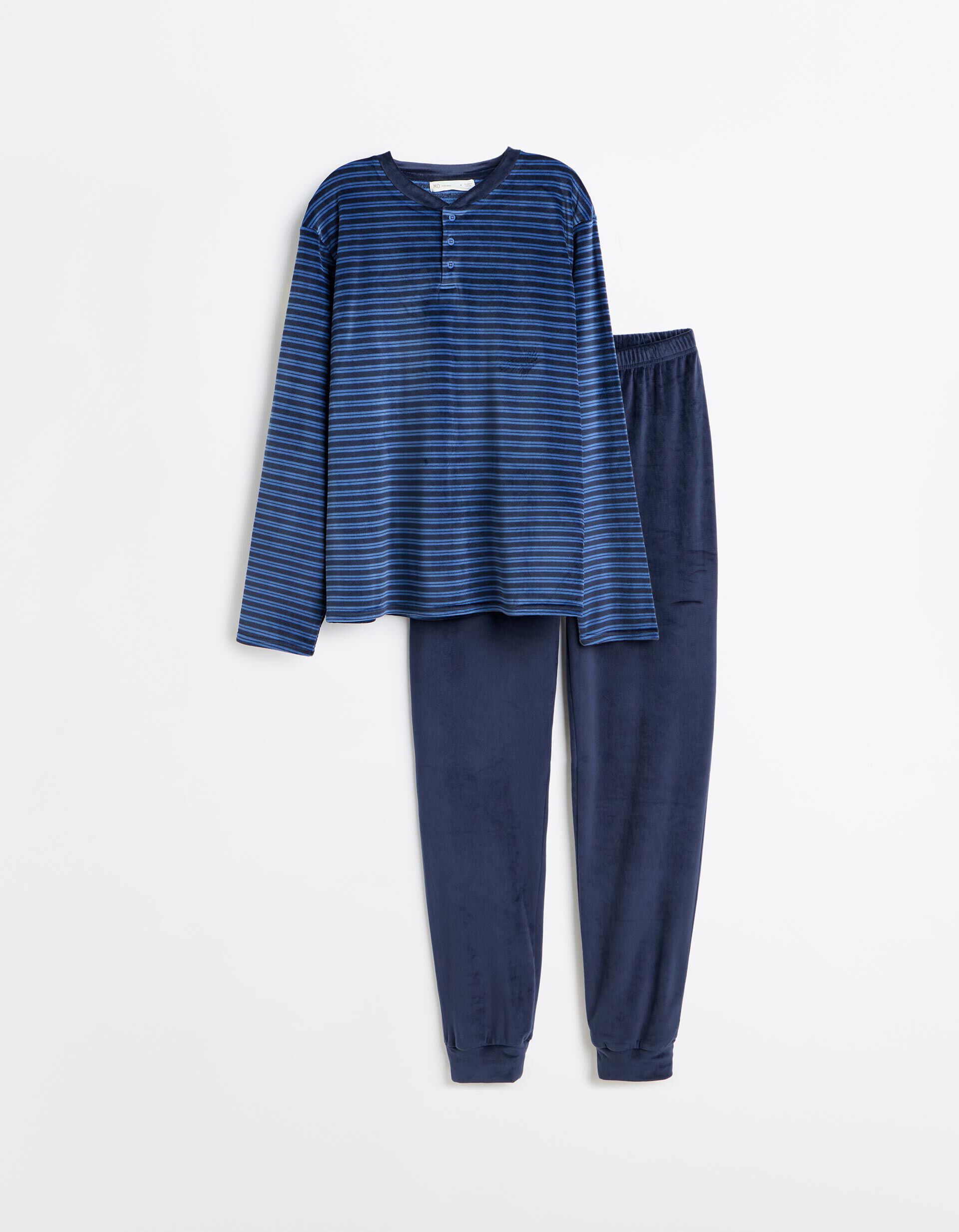 Comprar Online Pijama Em Veludo, Homem, Azul