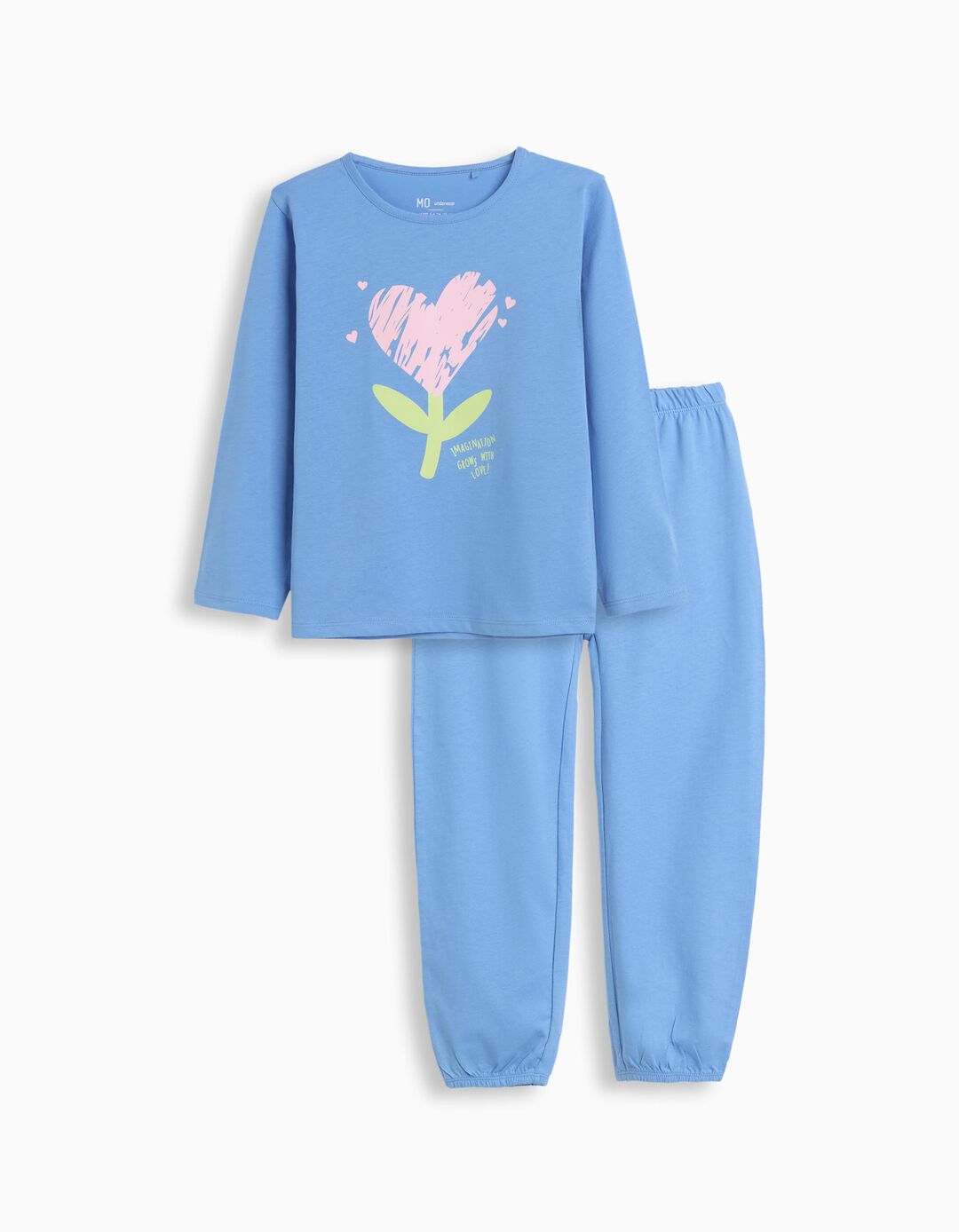 Pijama, Menina, Azul