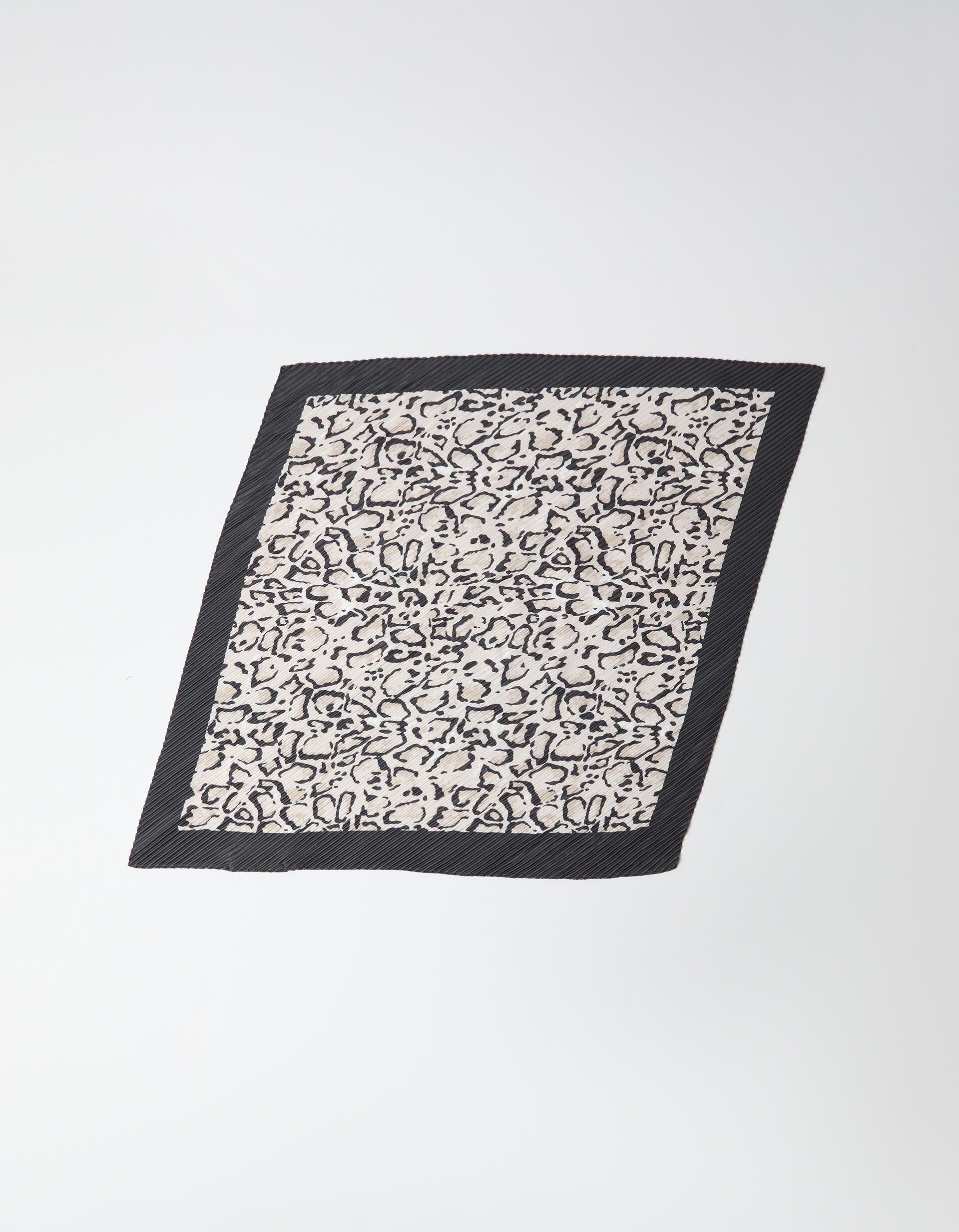 Comprar Online Len&ccedil;o Plissado Animal Print, Mulher, Branco