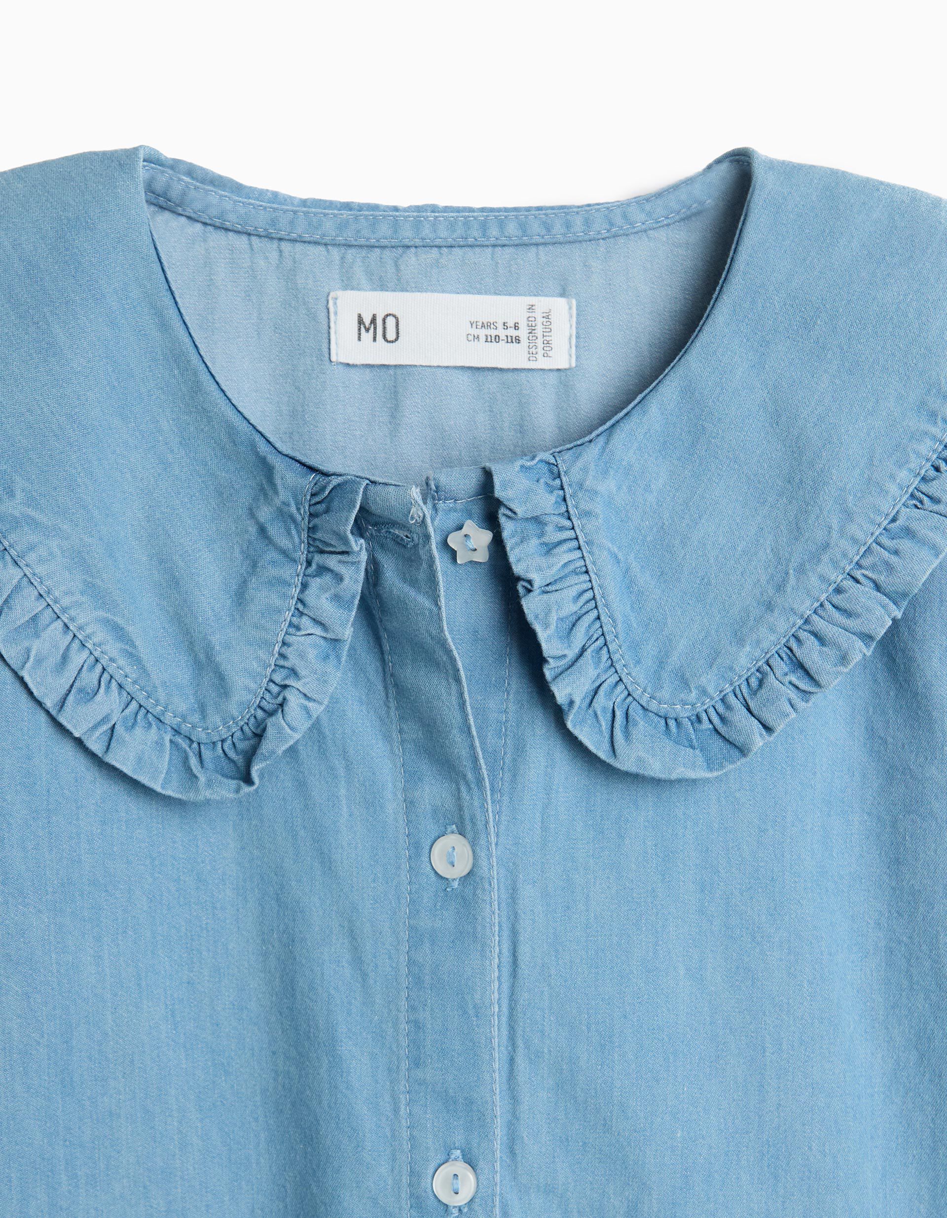 Comprar Online  Camisa De Ganga, Menina, Azul Claro