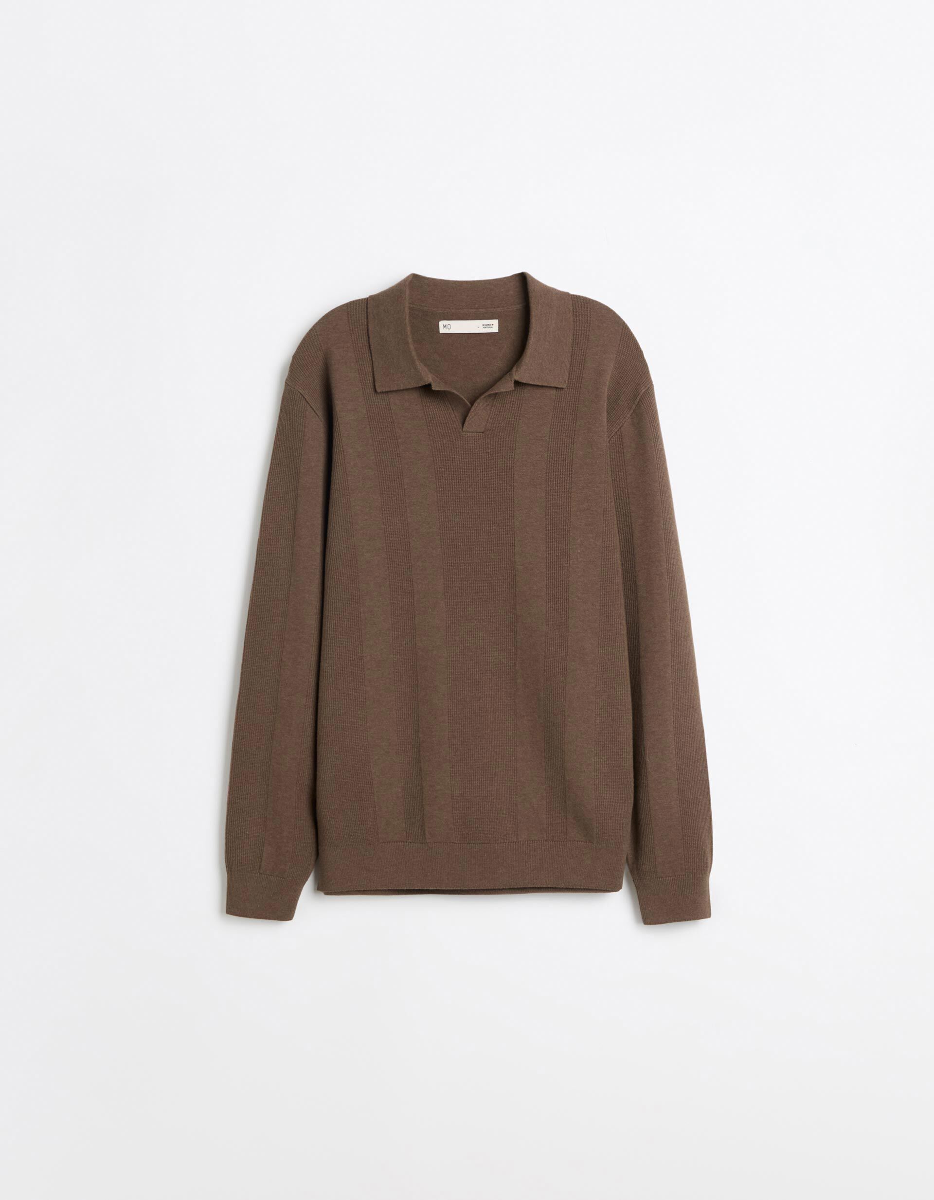 Comprar Online Camisola De Malha, Homem, Castanho