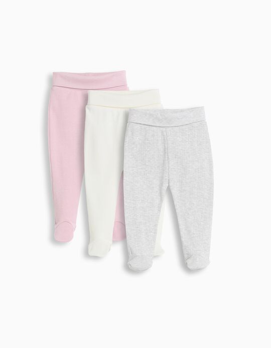 Comprar Online Pack 3 Cal&ccedil;as com P&eacute;s, Beb&eacute;, Multicor