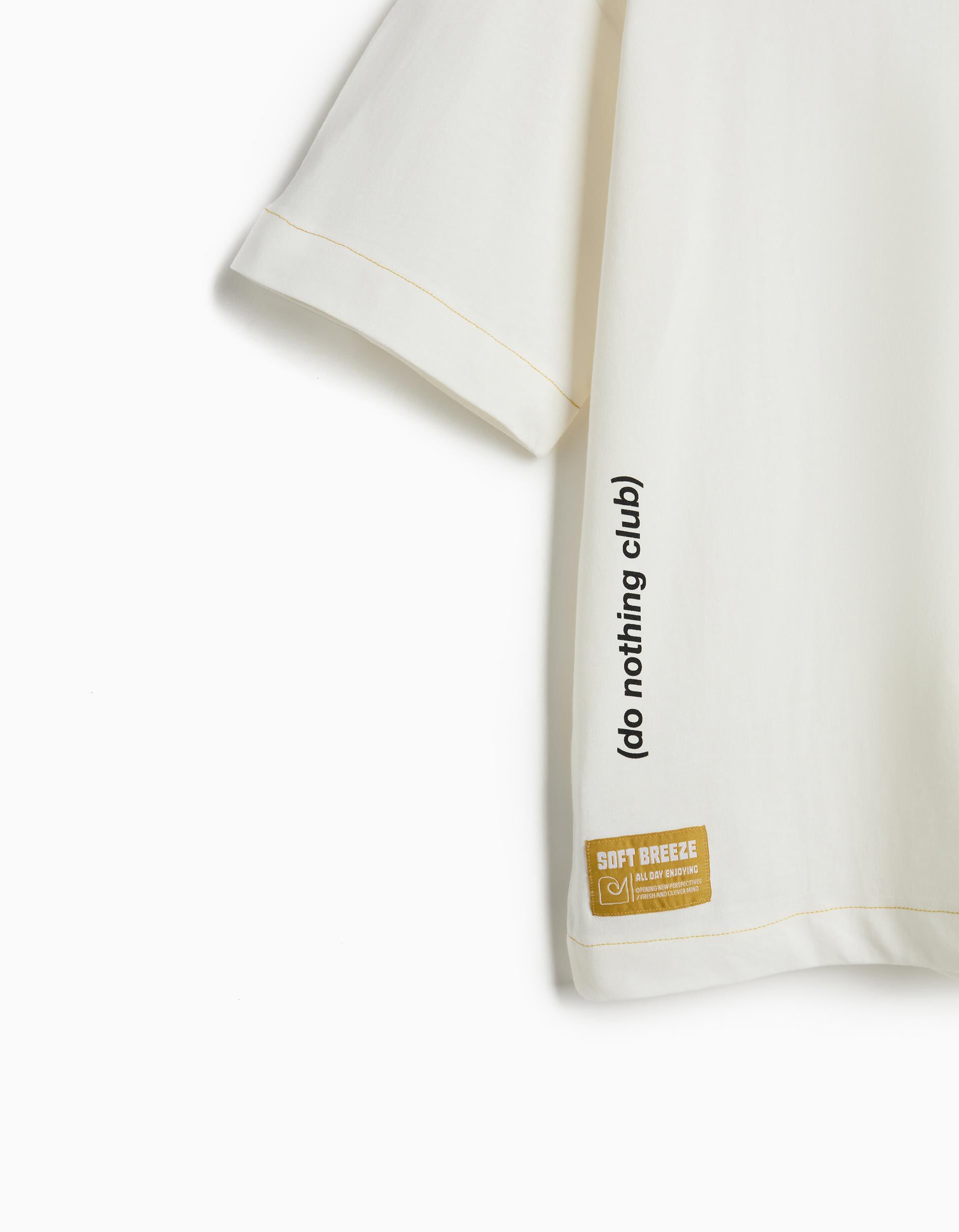 Comprar Online T-shirt 'Loose Fit', Menino, Branco