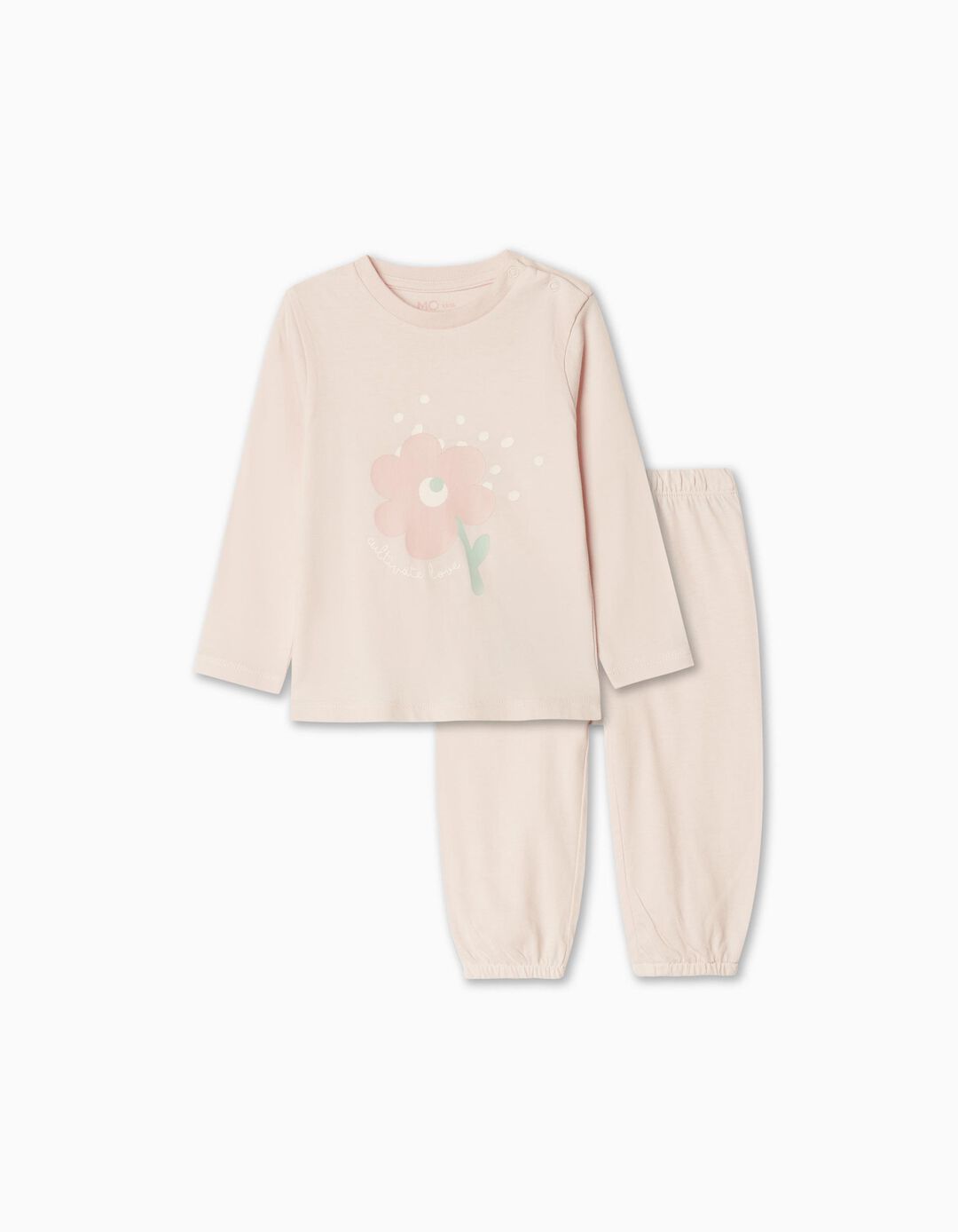 Pajamas, Baby Girl, Light Pink
