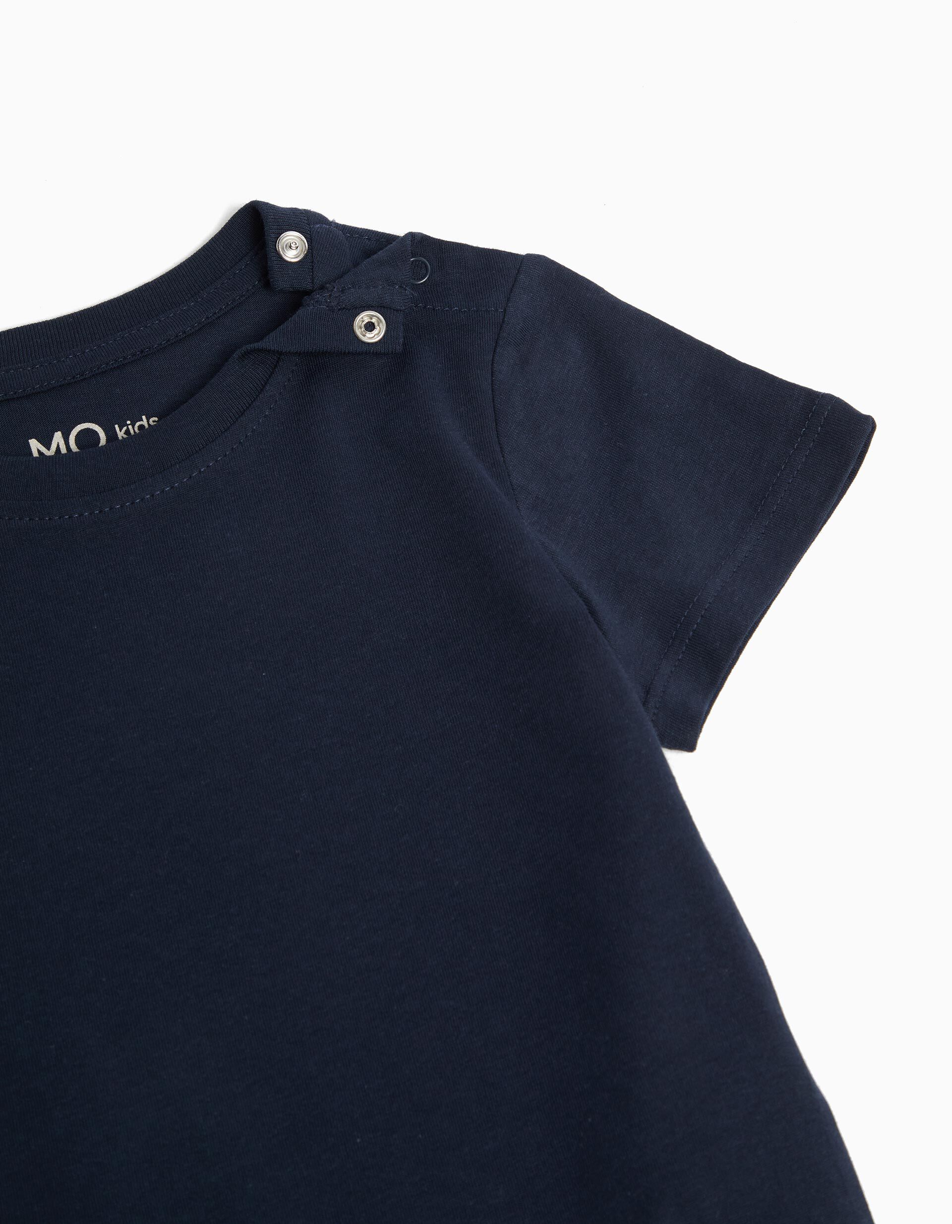 Comprar Online T-shirt B&aacute;sica, Menino, Azul Escuro