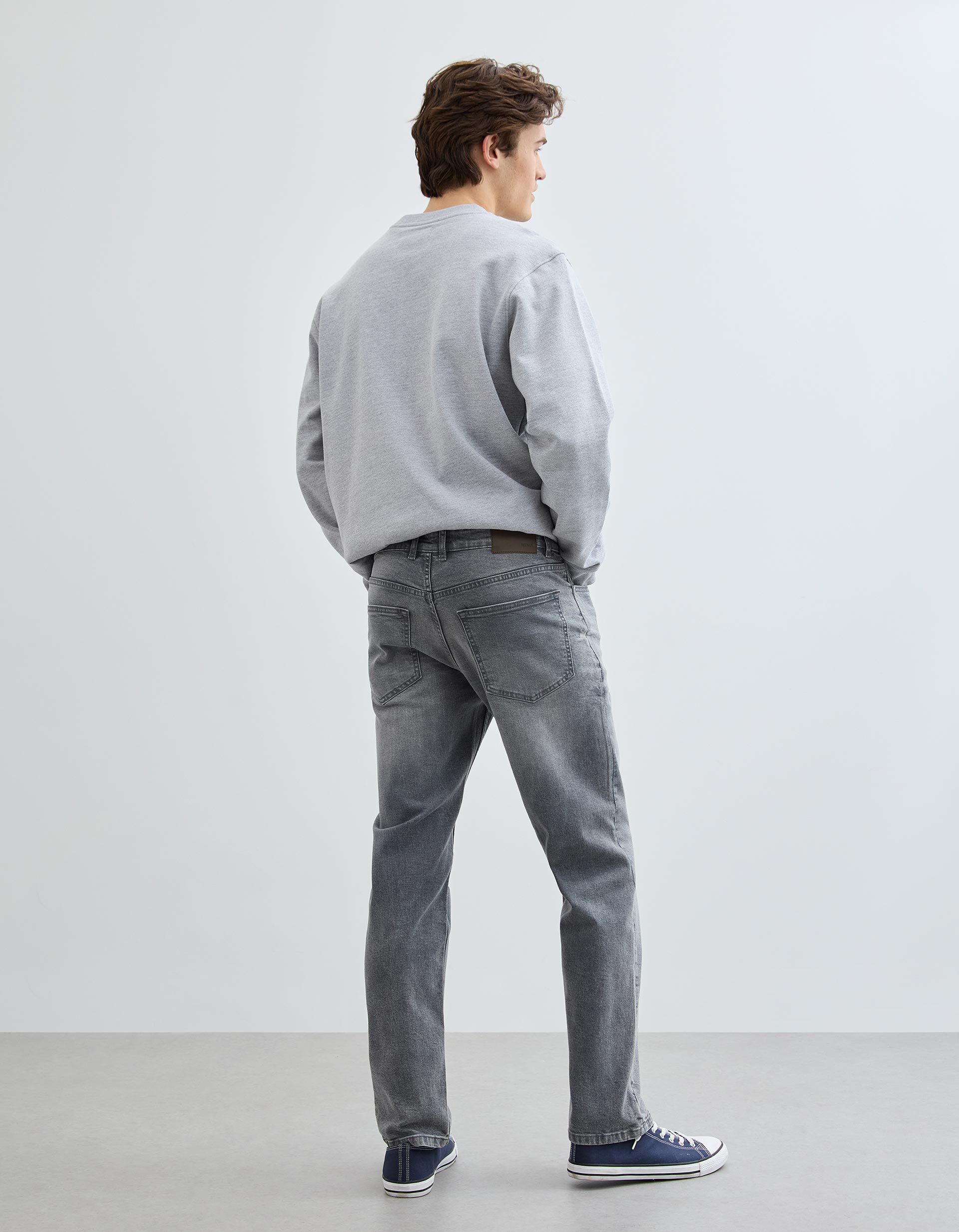 Comprar Online Cal&ccedil;as de Ganga 'Tapered Fit', Homem, Cinzento