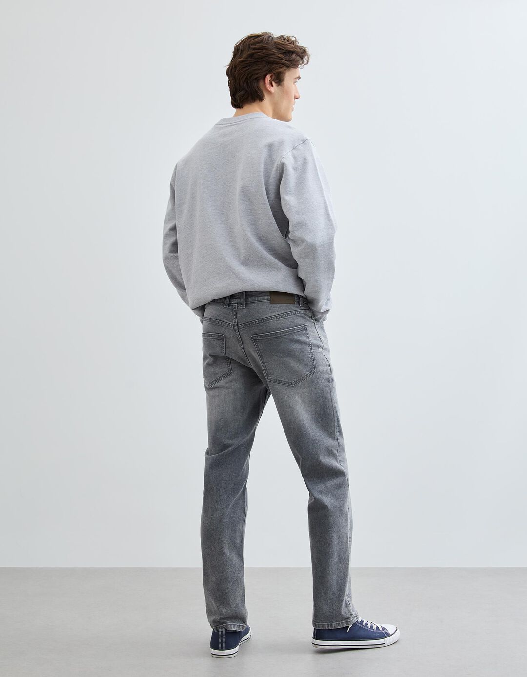 Cal&ccedil;as de Ganga 'Tapered Fit', Homem, Cinzento