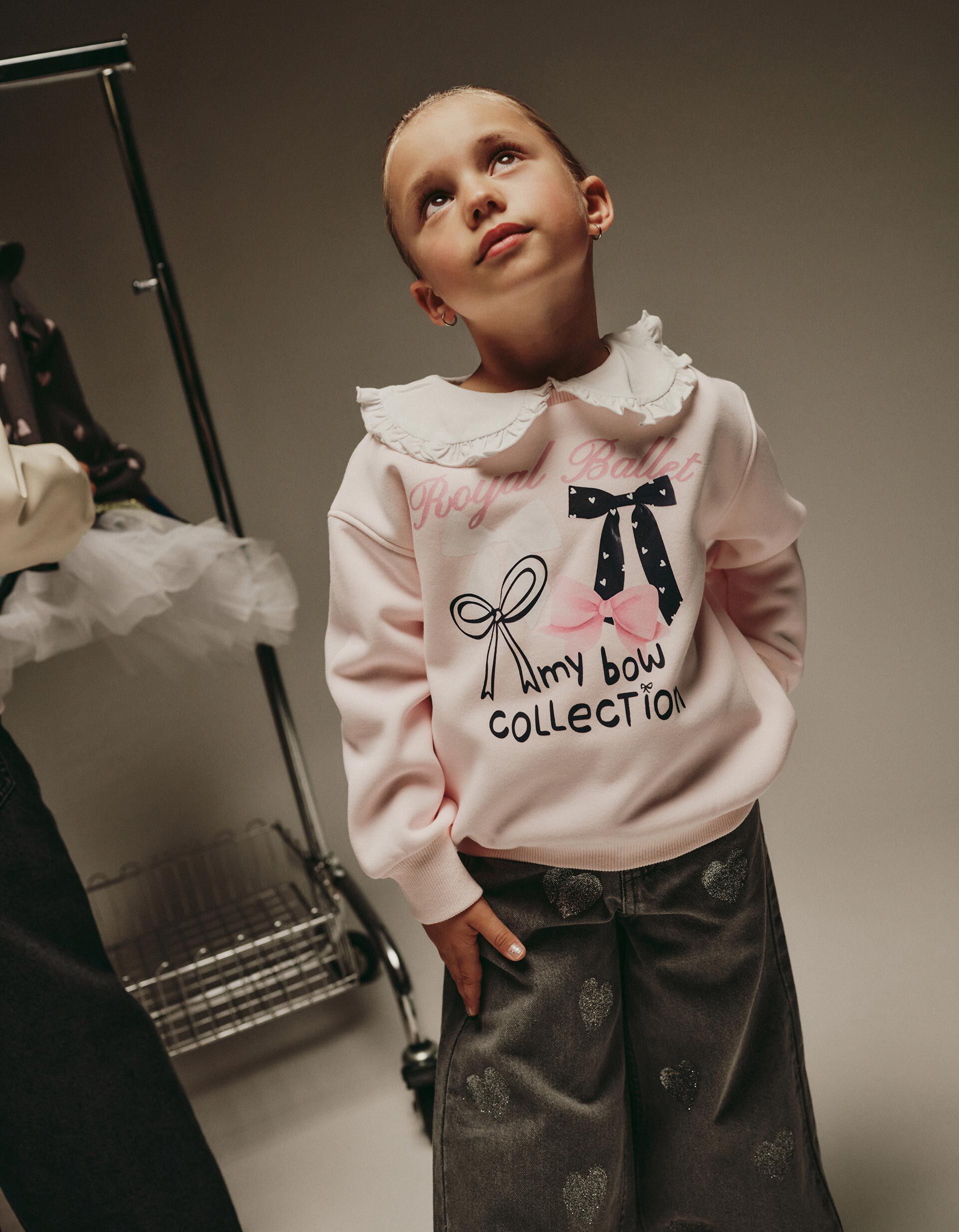 Comprar Online Sweatshirt de Felpa, Menina, Rosa Claro