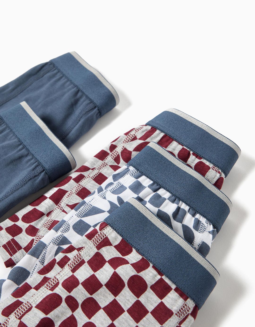 Pack 5 Boxers, Menino, Azul