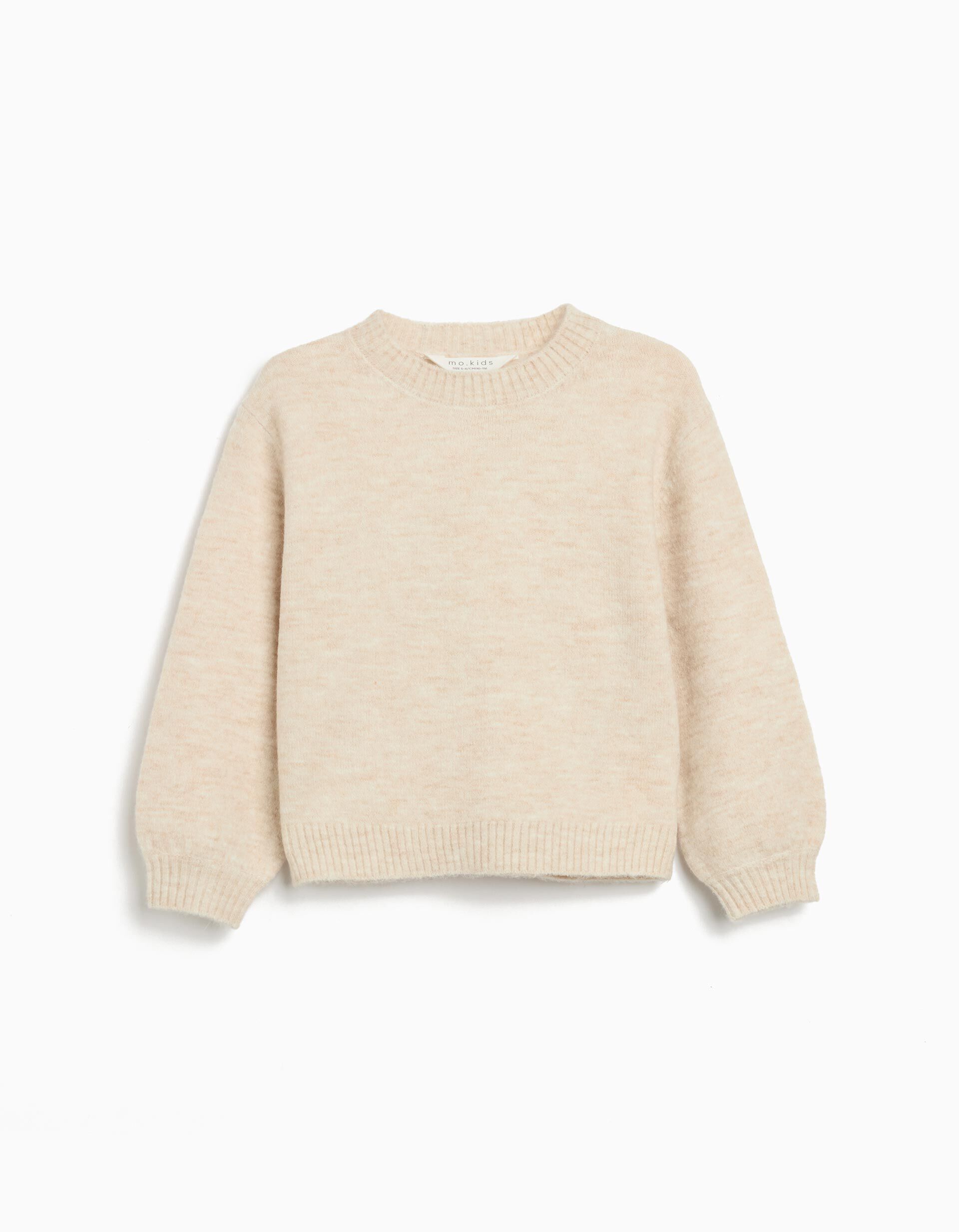 Comprar Online Camisola de Malha, Menina, Bege