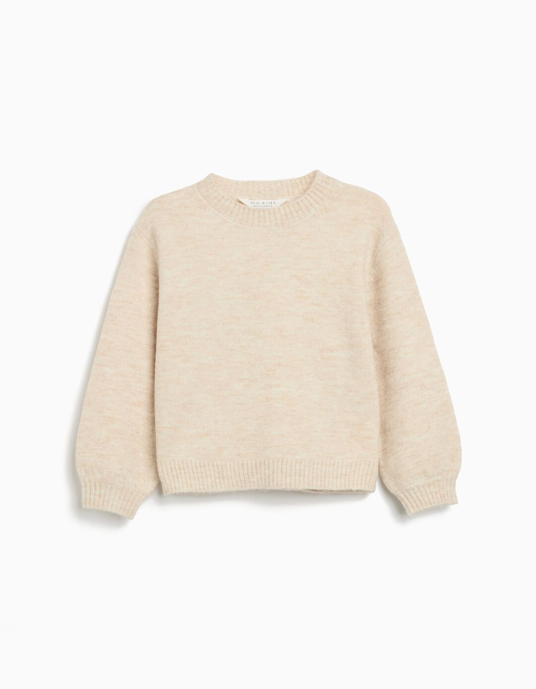 Camisola de Malha, Menina, Bege