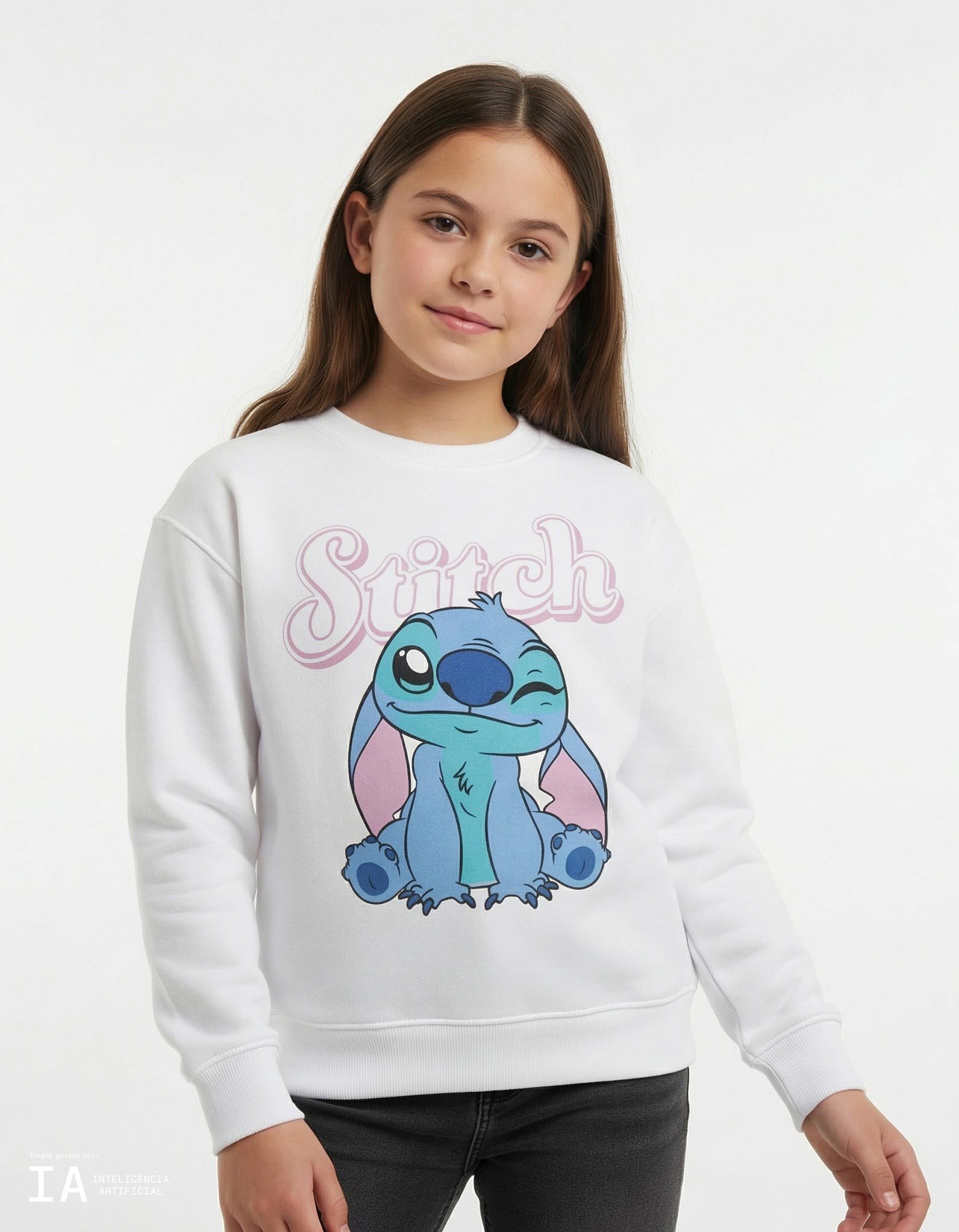 Comprar Online Sweatshirt 'Stitch' &copy;Disney, Menina, Branco
