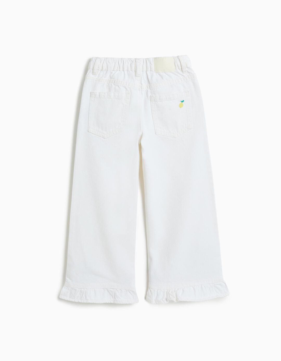 Cal&ccedil;as de Ganga 'Culotte', Menina, Branco