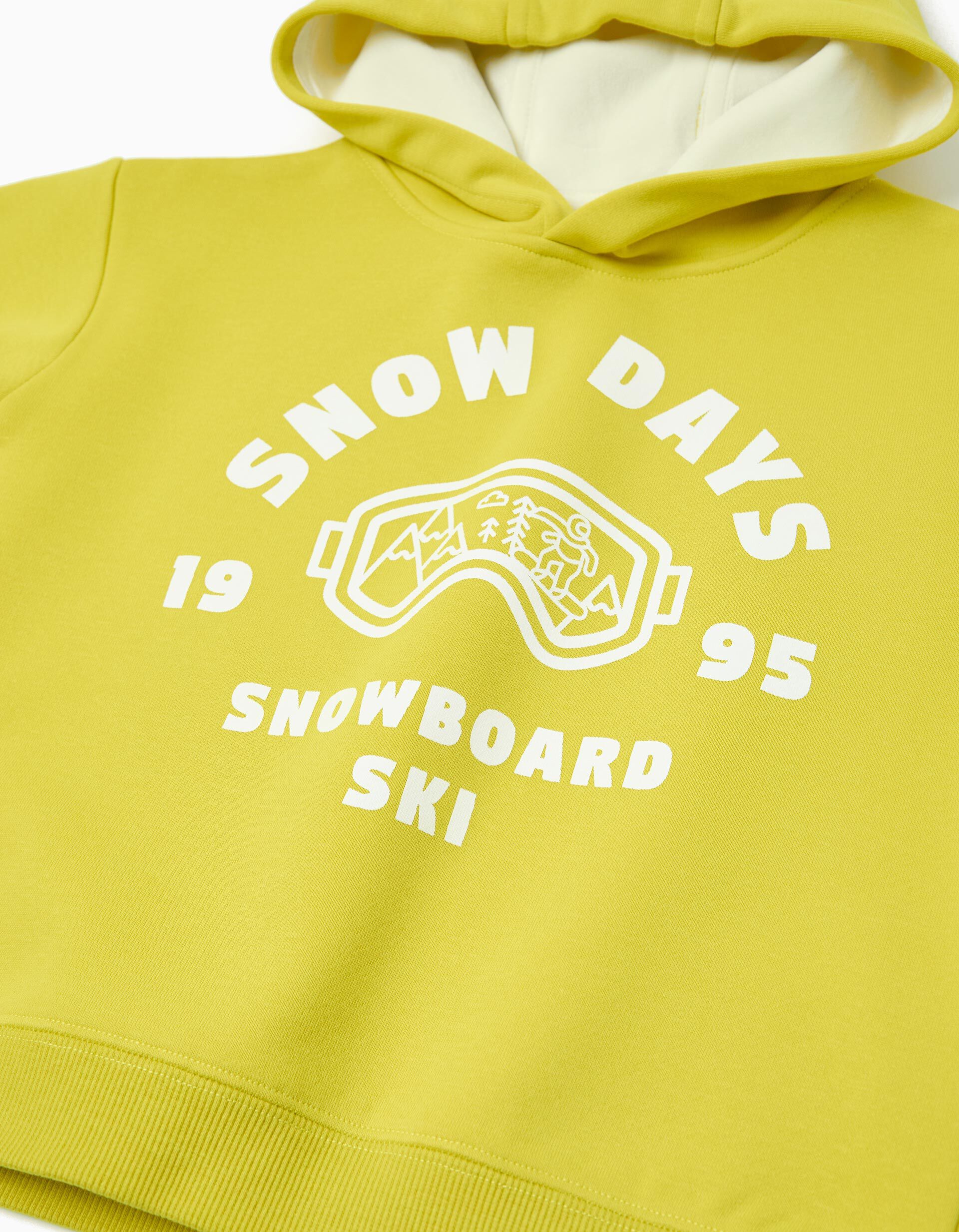 Comprar Online Sweatshirt com Capuz, Menino, Amarelo