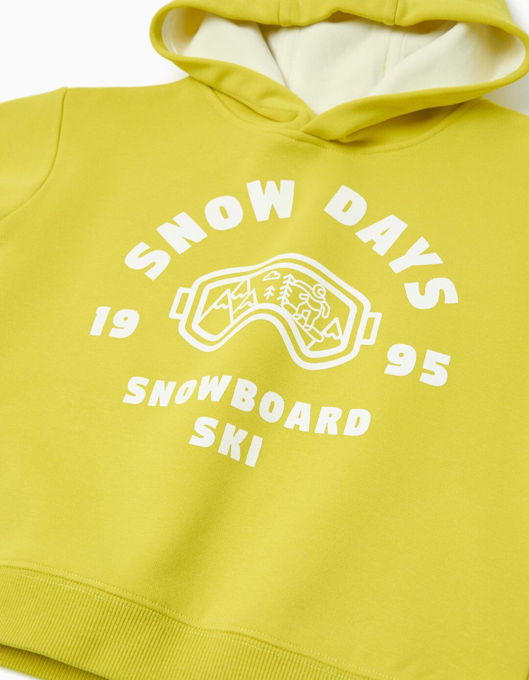 Sweatshirt com Capuz, Menino, Amarelo