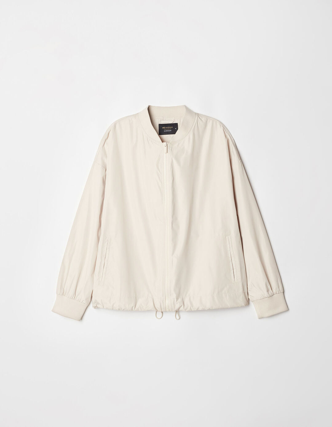Bomber Jacket, Woman, Light Beige